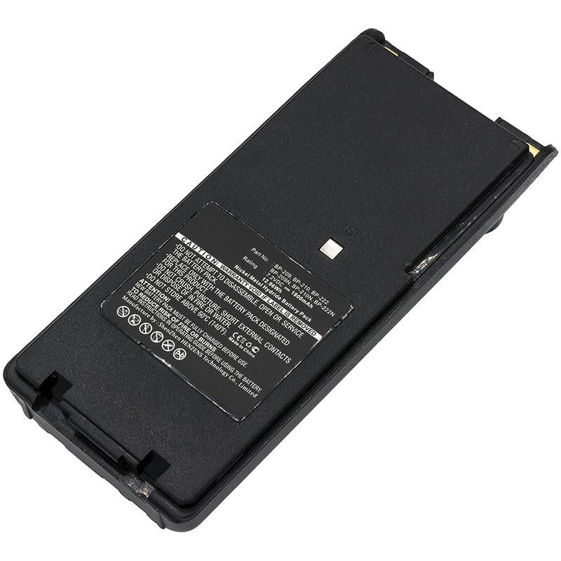 Synergy Digital 2-Way Radio Battery - Compatible with Icom BP-222 & BP-209 (Ni-MH, 7.2V, 1800mAh) High Capacity Replacement Battery - Perfect for Emergency Communication, Construction Sites & Outdoor Adventures