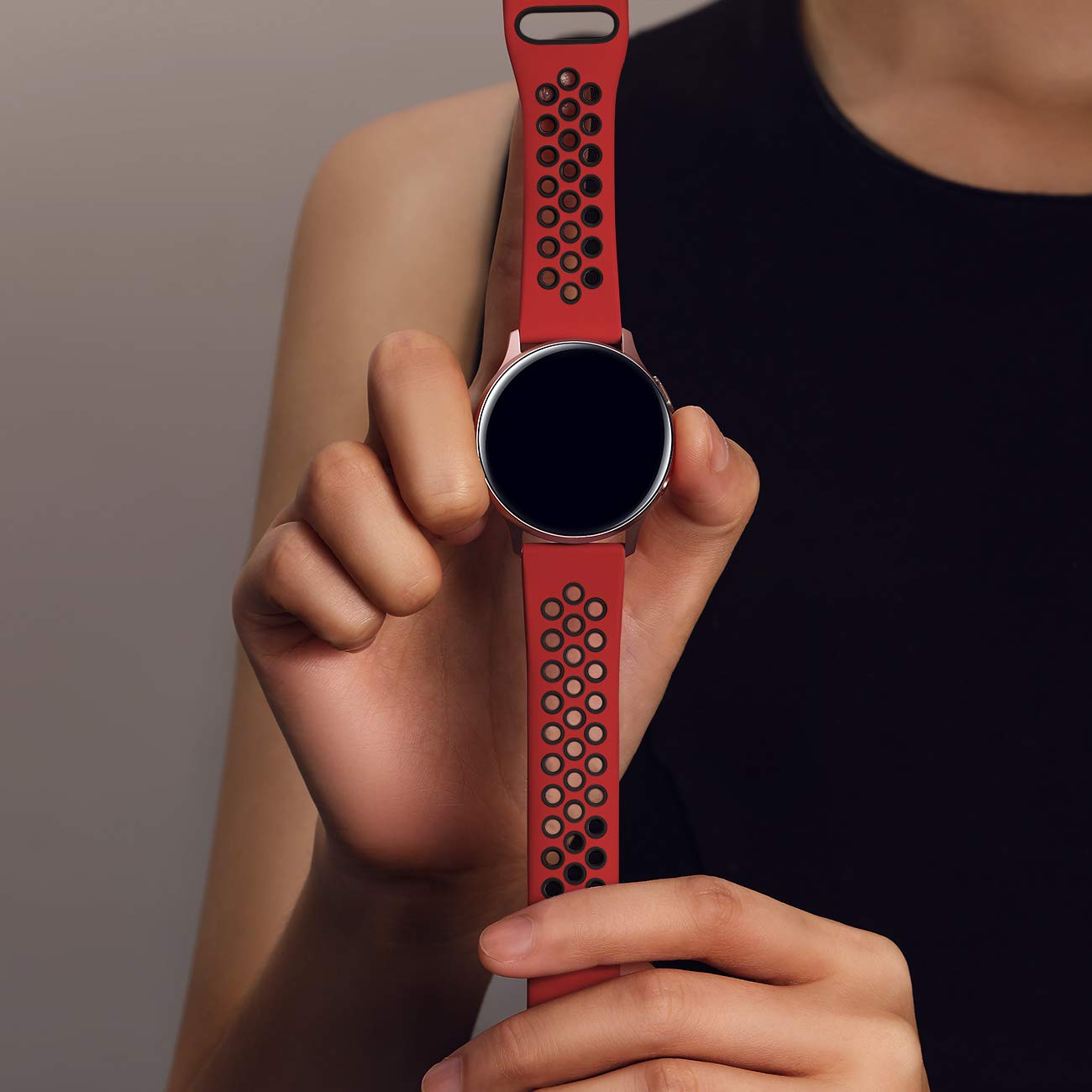 Lerobo Compatible Samsung Galaxy Watch 7/6/5/4/Active 2 Bands - 20mm Soft Silicone Sport Strap for 40mm 44mm 45mm - Durable Comfortable Wristband for Women & Men - Perfect for Running, Gym & Daily Wear
