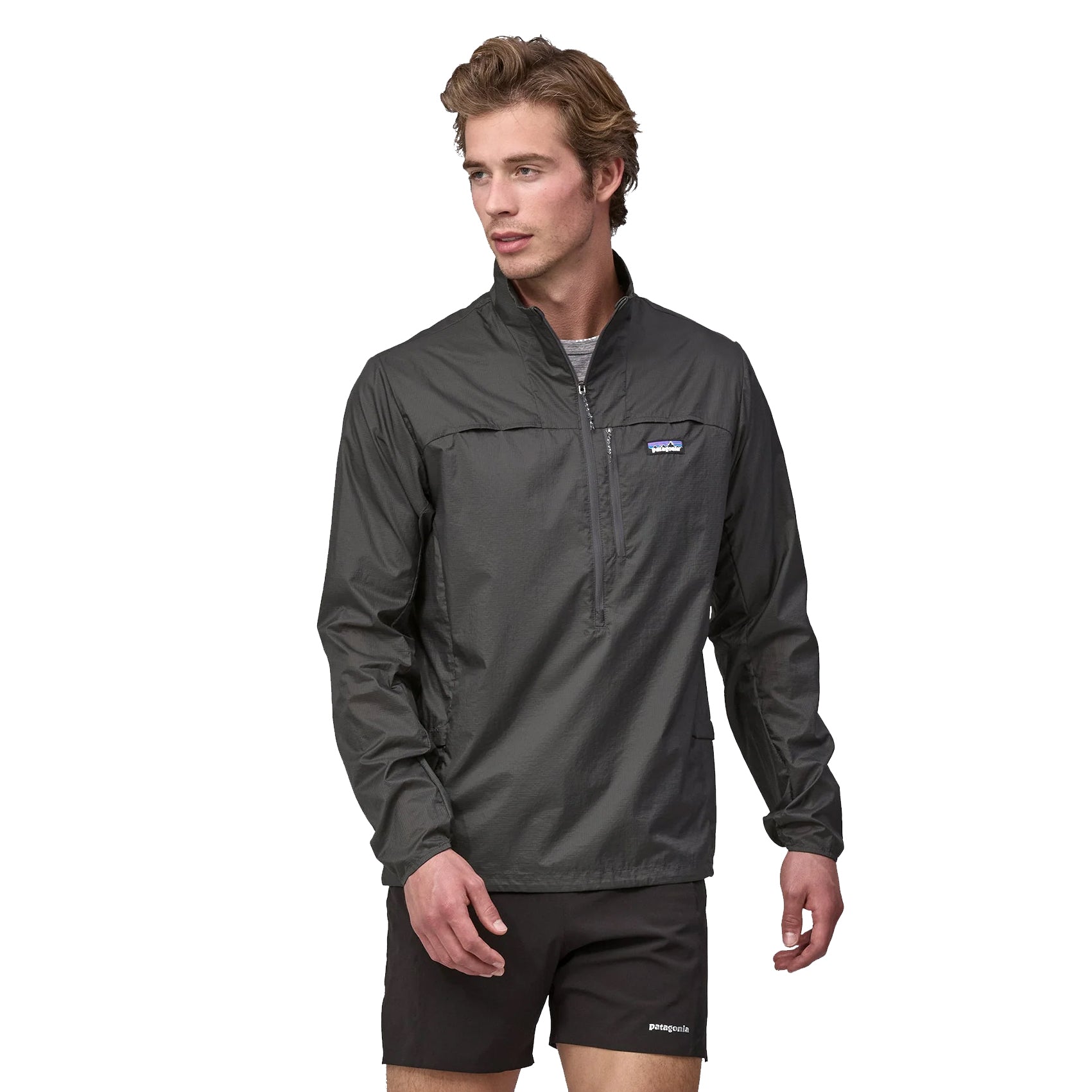 Men's Patagonia Houdini Stash 1/2 Zip Pullover - Lightweight Windproof Fleece Jacket for Hiking, Camping & Outdoor Adventures