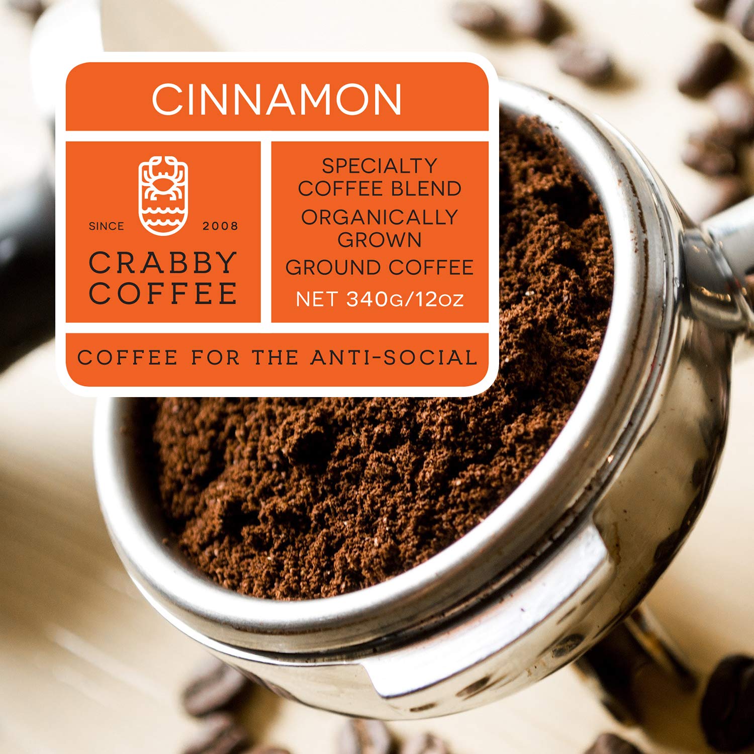 VENETIAN COFFEE ROASTERS Crabby Breakfast Blend Medium Roast Ground Coffee Variety Pack (Creme Brulee, Classic & Cinnamon) - 12oz 3-Pack for French Press, Drip Coffee Maker & Cold Brew - Perfect for Morning Energy & Office Break Time