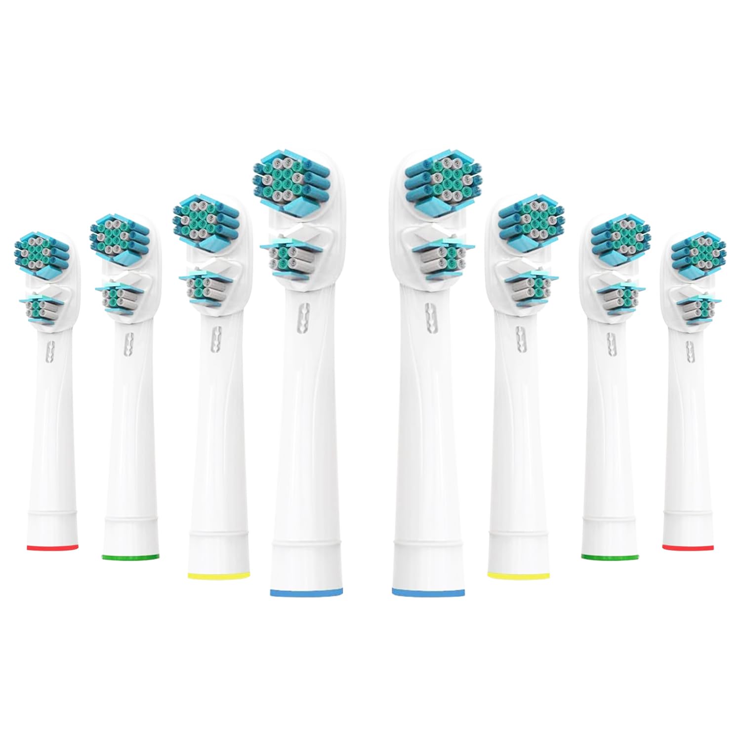 8 Pack Oral-B Electric Toothbrush Replacement Heads - Dual Clean Soft Bristle Brush Heads for Superior Teeth Cleaning & Whitening - Compatible with Oral-B Electric Toothbrushes - Perfect for Daily Oral Care & Travel Use