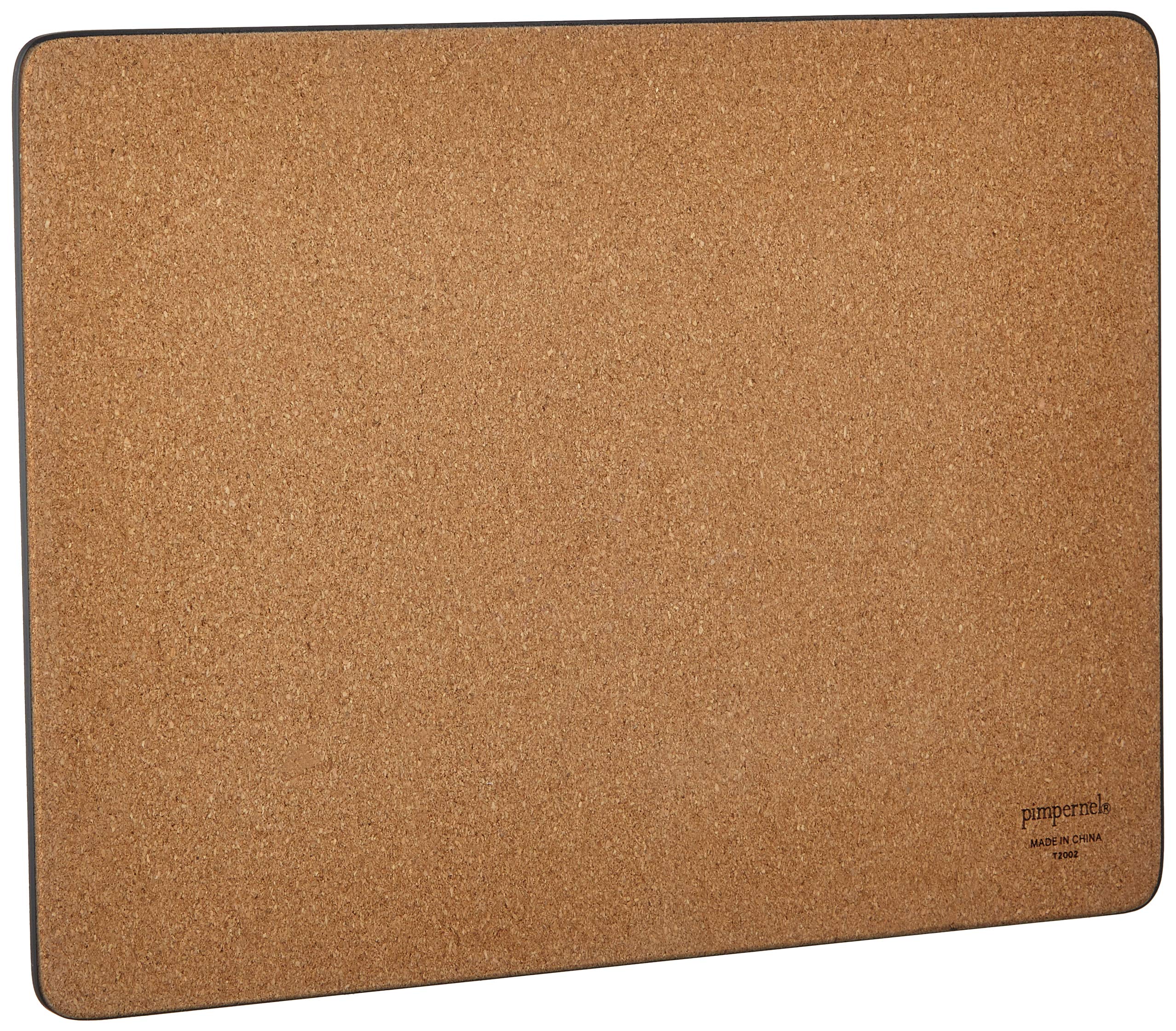 Pimpernel Classic Burgundy Brunch Placemats Set of 6 - Elegant Table Setting for Brunch, Dinner Parties & Holiday Gatherings