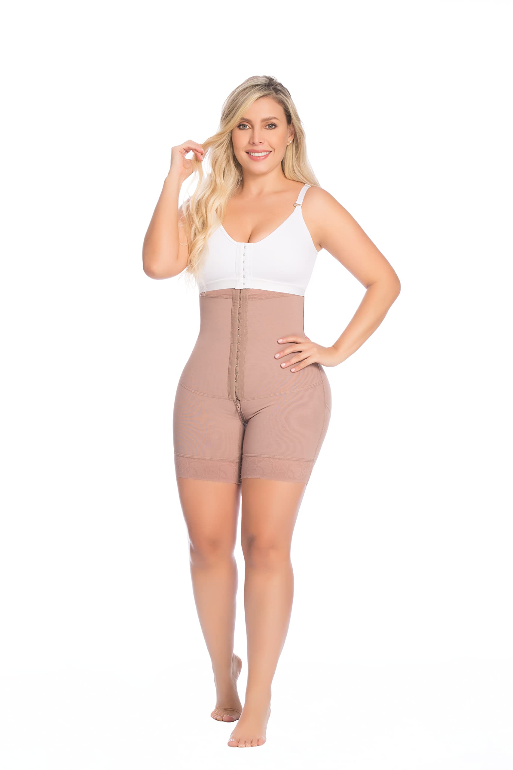 DELIÉ by Fajas DPrada Colombian Shapewear - High Waist Compression Garment for Tummy Control & Body Shaping | Postpartum Recovery, Workout & Everyday Wear