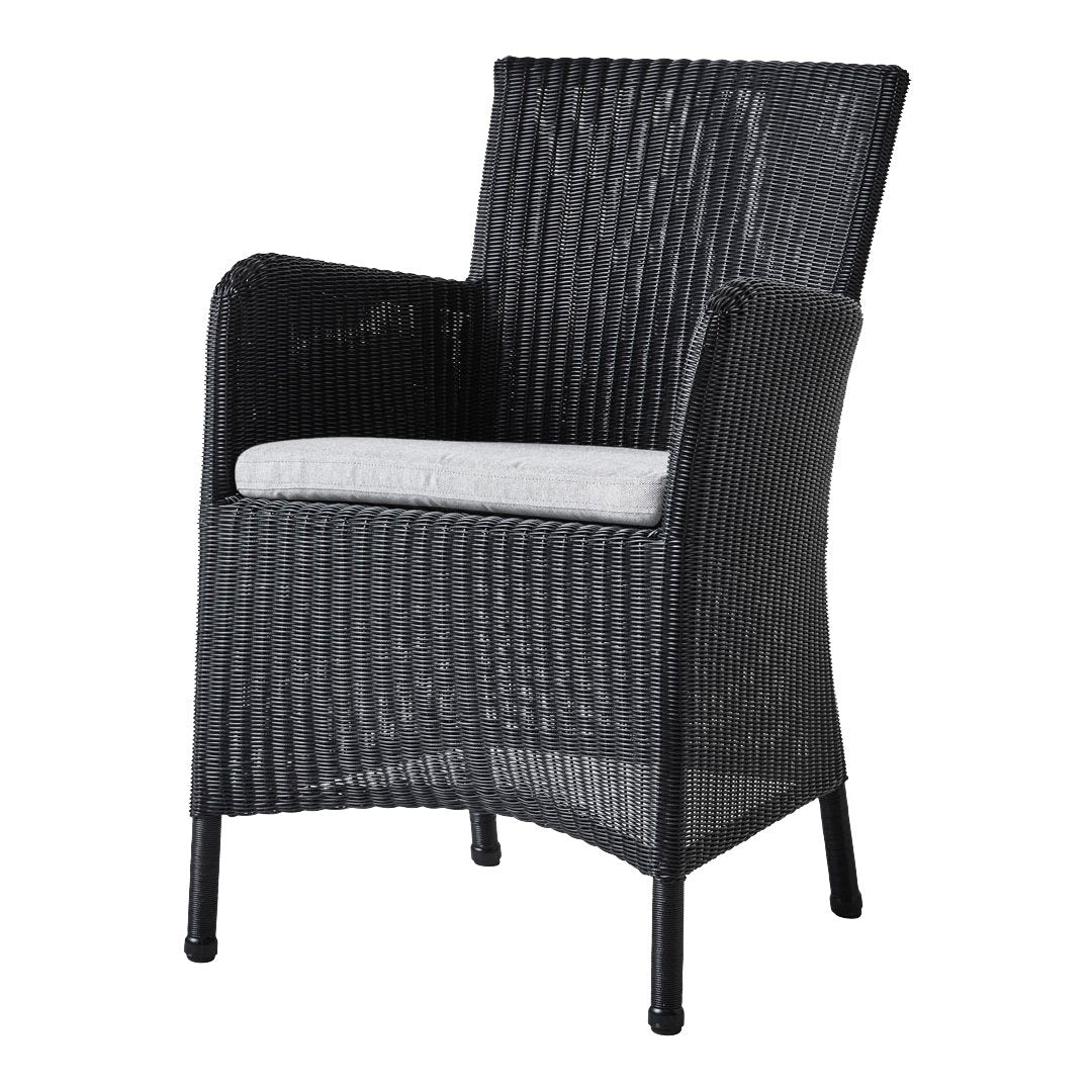 Hampsted Armchair - Modern Accent Chair for Living Room, Bedroom & Office - Comfortable Upholstered Lounge Chair with Wooden Legs - Perfect for Relaxing, Reading & Decorating Your Home