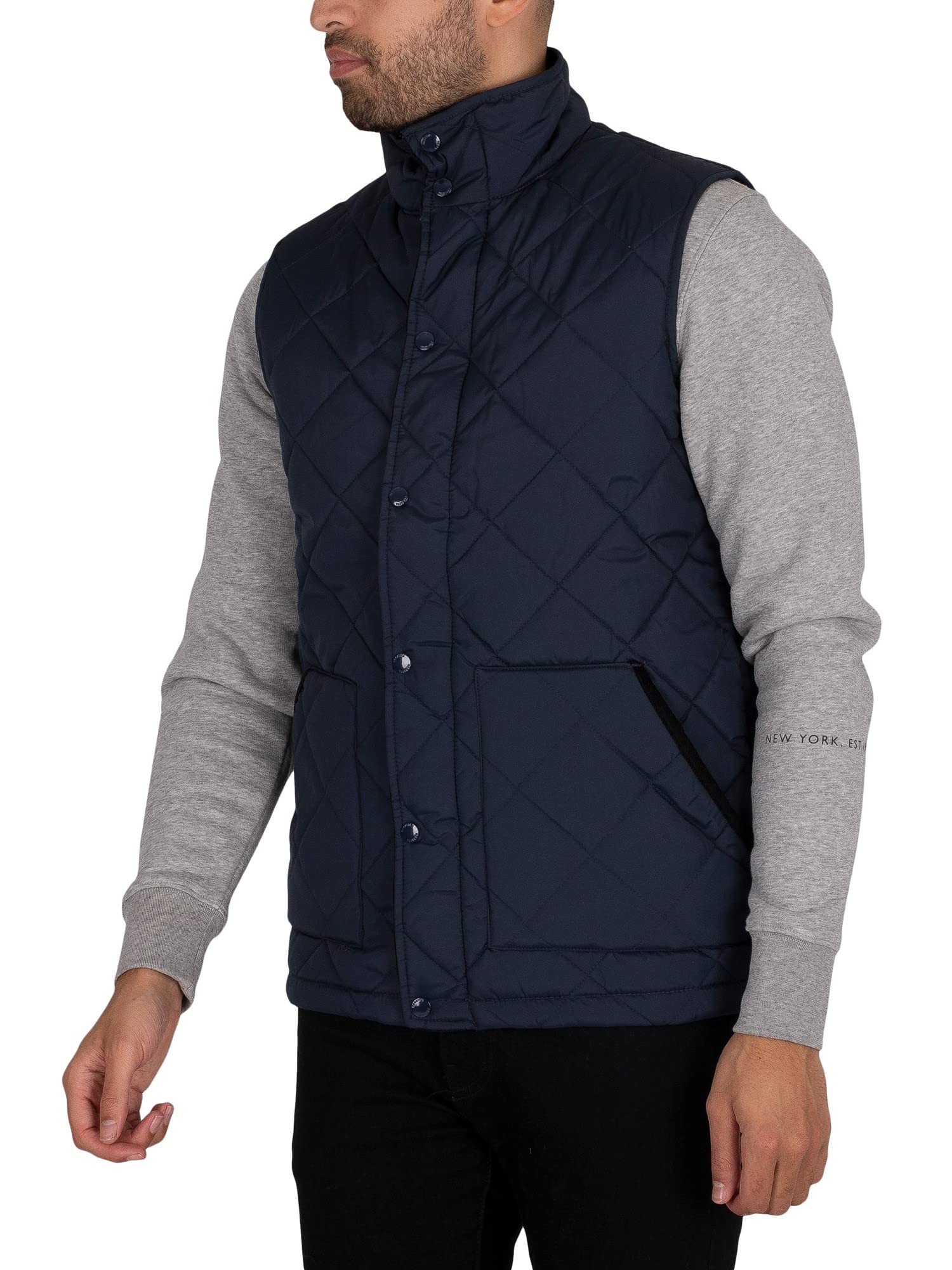 Regatta Men's Londyn Quilted Body Warmer Vest - Lightweight Padded Gilet for Outdoor Activities, Hiking & Casual Wear
