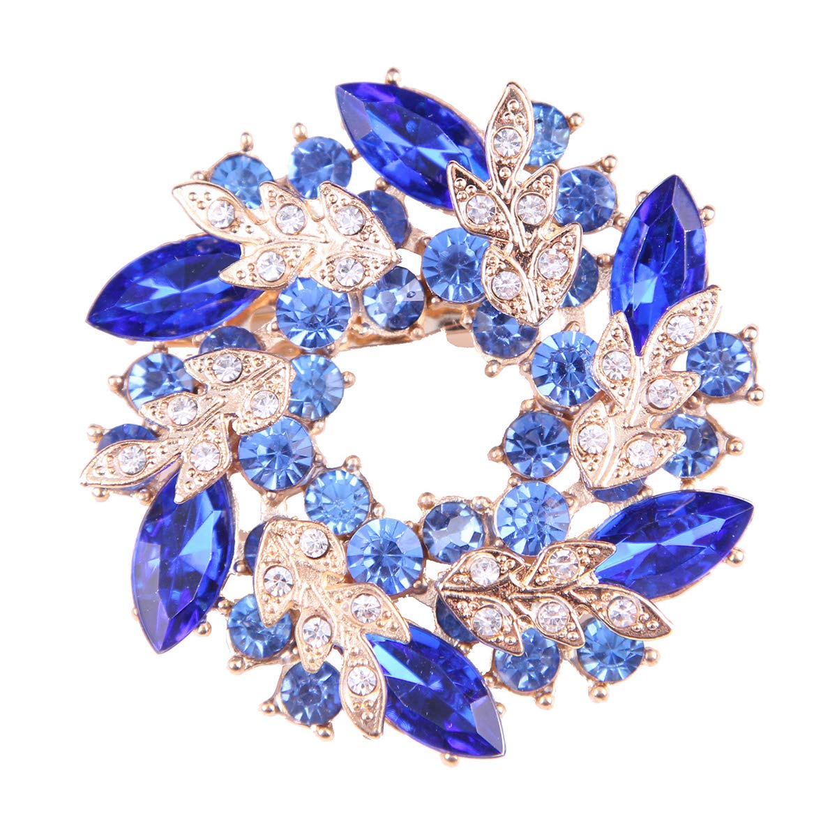 Seven Wolves Rhinestone Brooch for Women - Wedding & Banquet Jewelry