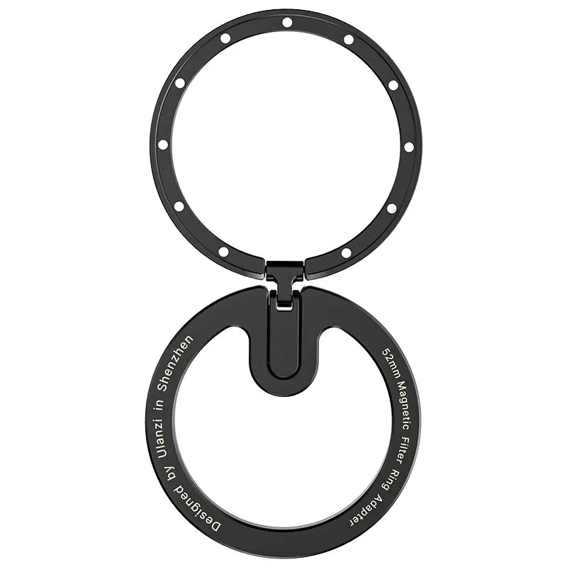 Ulanzi 52mm MagFilter Magnetic Lens Filter Adapter Ring for iPhone Samsung Smartphones - Compatible with ND/CPL/UV Filters for Photography & Videography