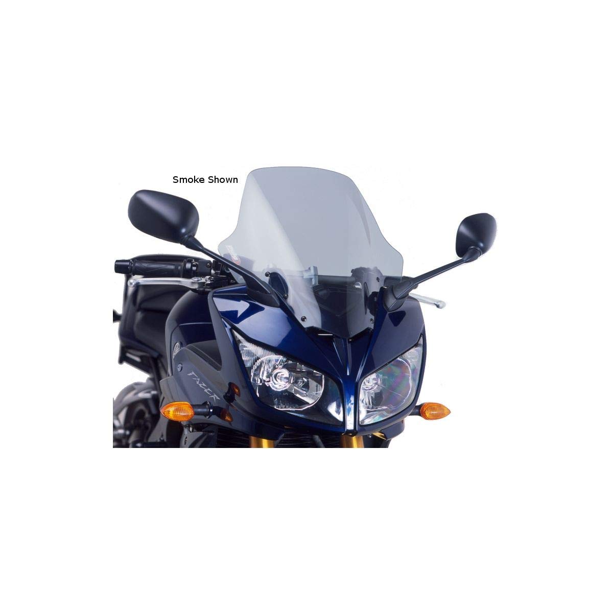 Puig 4101W Clear Touring Windshield for Motorcycles - High-Quality Wind Protection for Long Rides & Adventure Touring