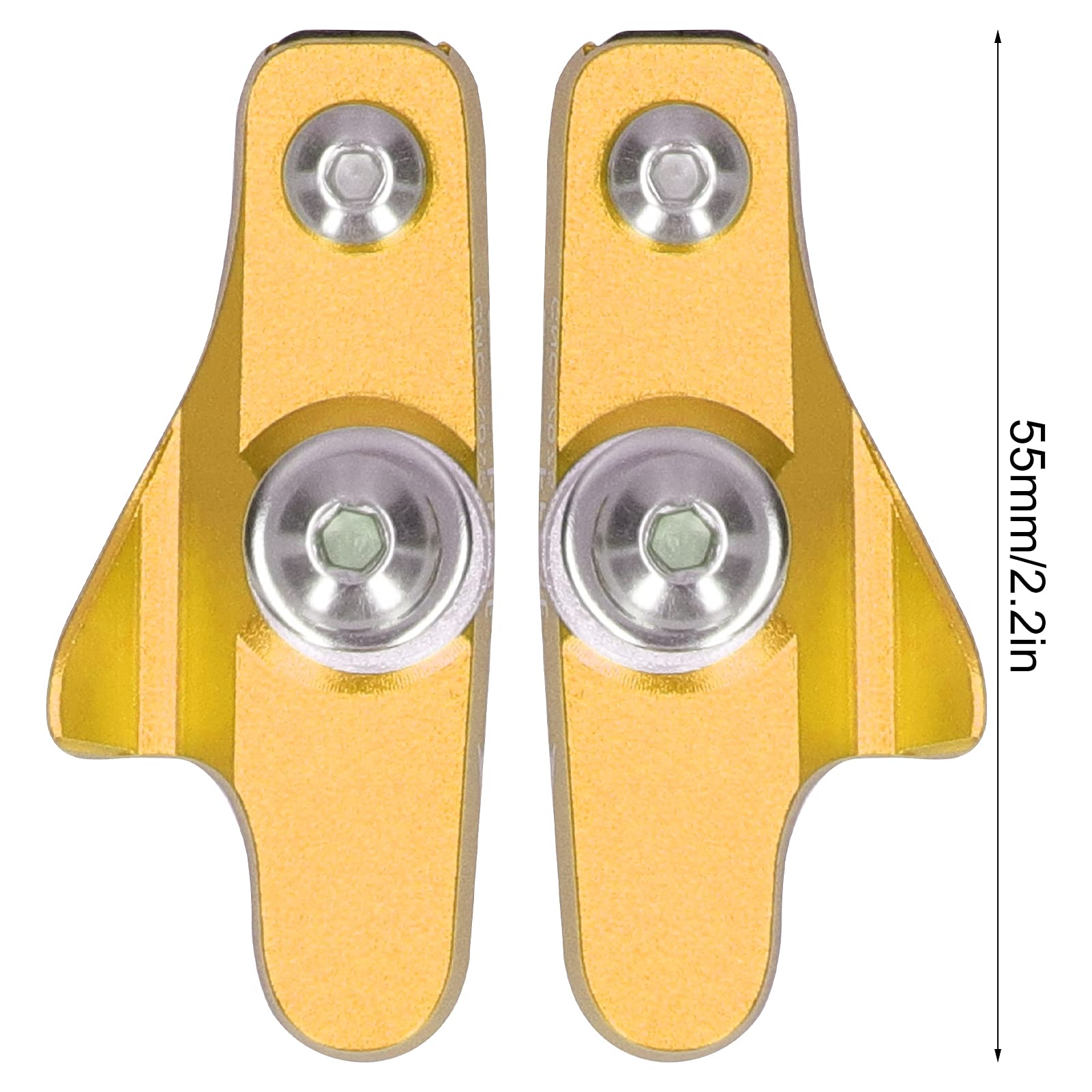 VBESTLIFE 1 Pair Bike Brake Pads - No Noise, Wear Resistant Road Bicycle Brake Blocks Replacement for Smooth & Safe Cycling | Perfect for Mountain Bikes, Commuting & Urban Riding