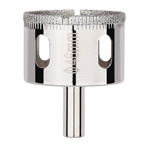Diamond Drill Bits 1-13/16'' (46mm) - Small Diamond Hole Saw for Glass, Ceramic Tile, Marble, Granite & Quartz - Perfect for DIY Projects, Home Renovations & Crafting