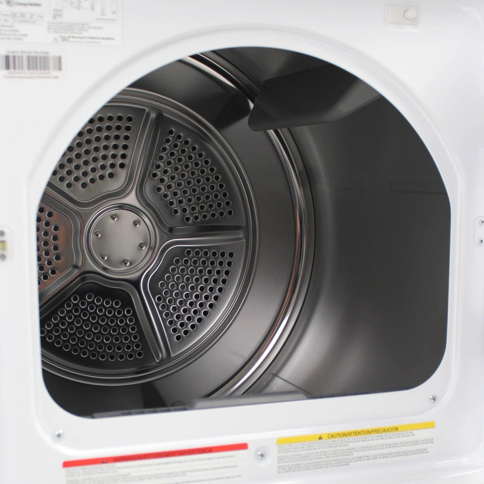 Avanti SED70D0W 7.0 Cu. Ft. White Front Load Electric Clothes Dryer - Large Capacity Energy Efficient for Apartments & Laundry Rooms