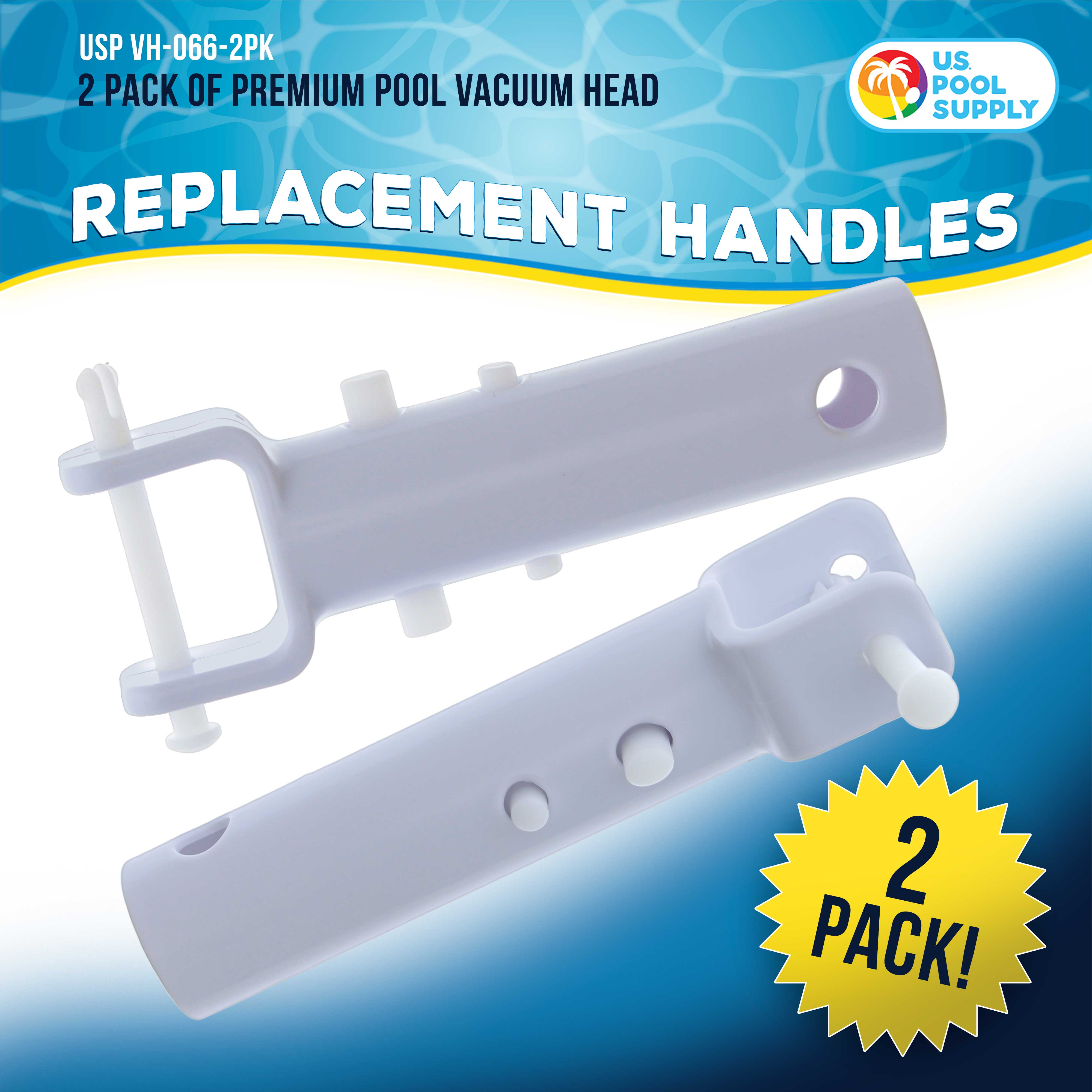 Premium Pool Vacuum Head Replacement Handles for Inground & Above Ground Pools - Heavy Duty Swimming Pool Cleaner Accessories for Easy Maintenance