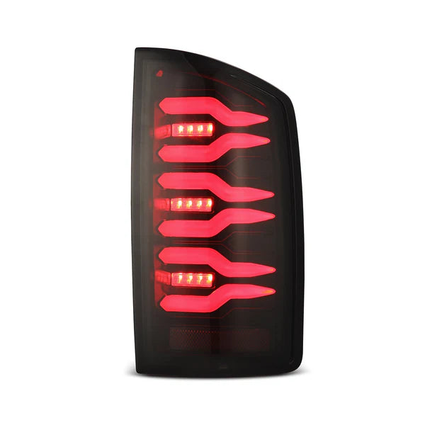 02-06 Dodge Ram 1500 & 03-06 Dodge Ram 2500/3500 LED Tail Lights - LUXX Series Black Red - Upgrade Your Truck's Style & Safety for Night Driving