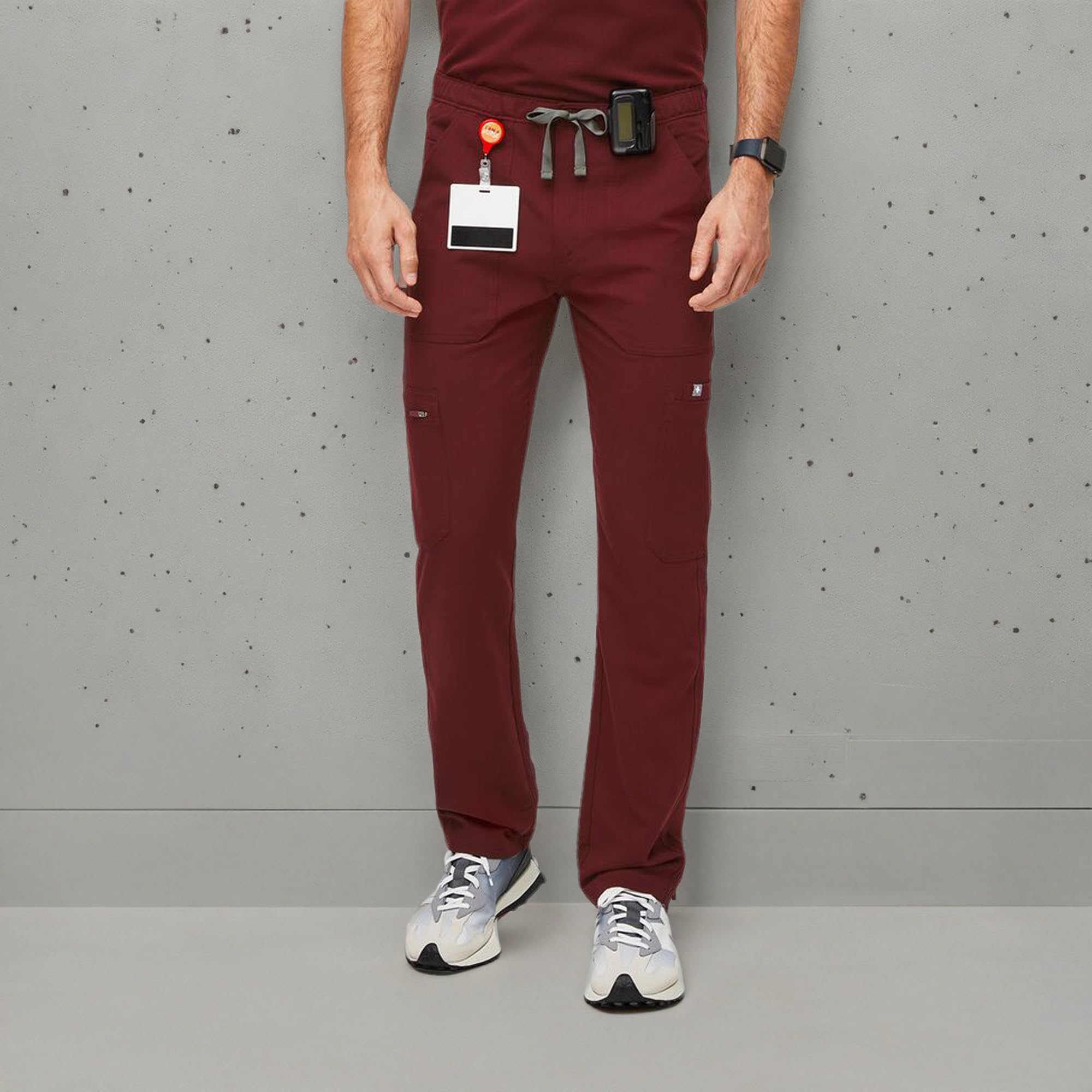 FIGS Cairo Cargo Scrub Pants for Men - Classic Straight Leg Fit, 9 Pockets, 4-Way Stretch, Anti-Wrinkle, Comfortable Medical Scrubs for Doctors & Nurses | Perfect for Hospital Shifts & Clinical Work