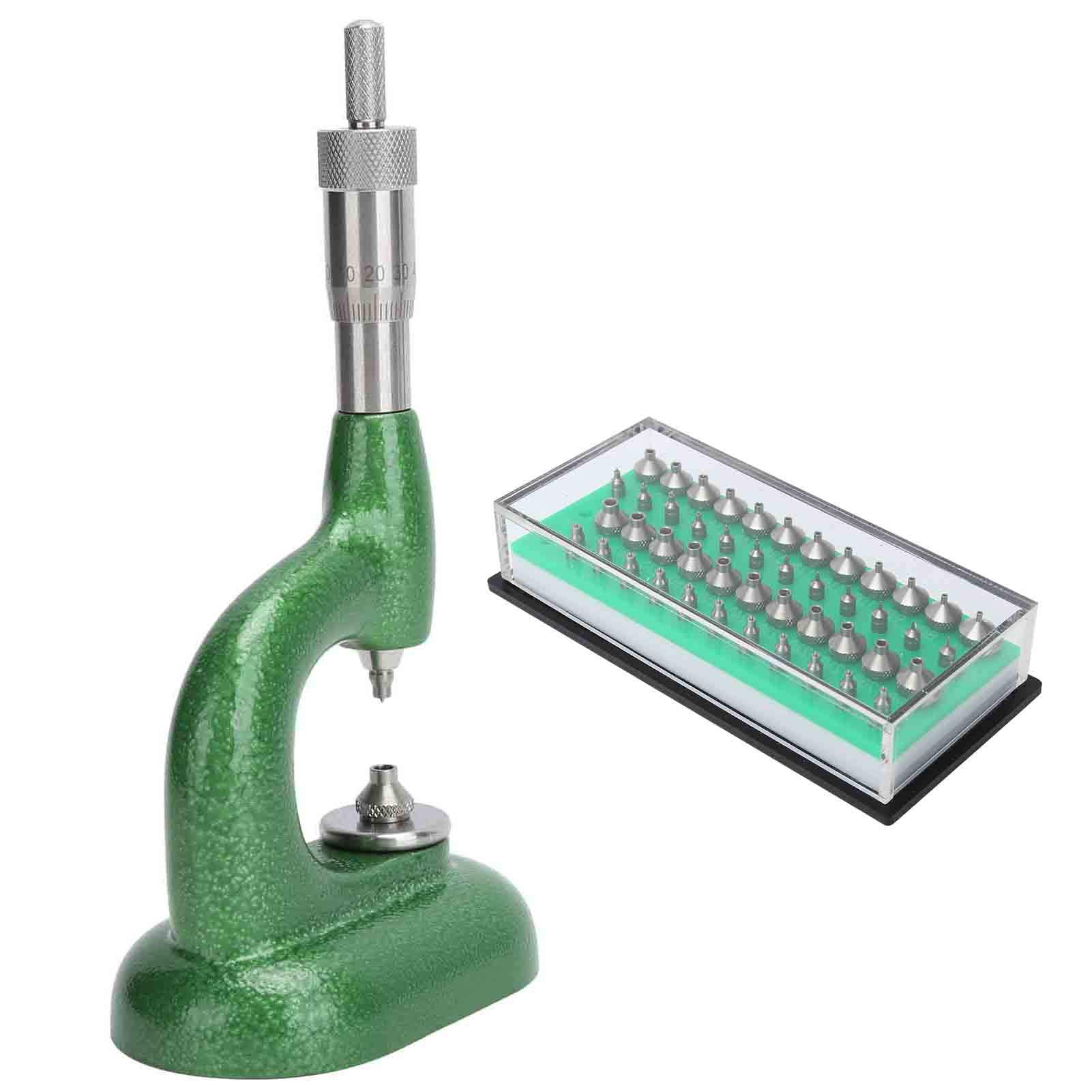 Professional Watch Jewelry Setting Tool - High-Performance Steel, Durable & Safe for Watchmakers & Jewelers | Perfect for Watch Repair, Jewelry Making & DIY Projects (Green)