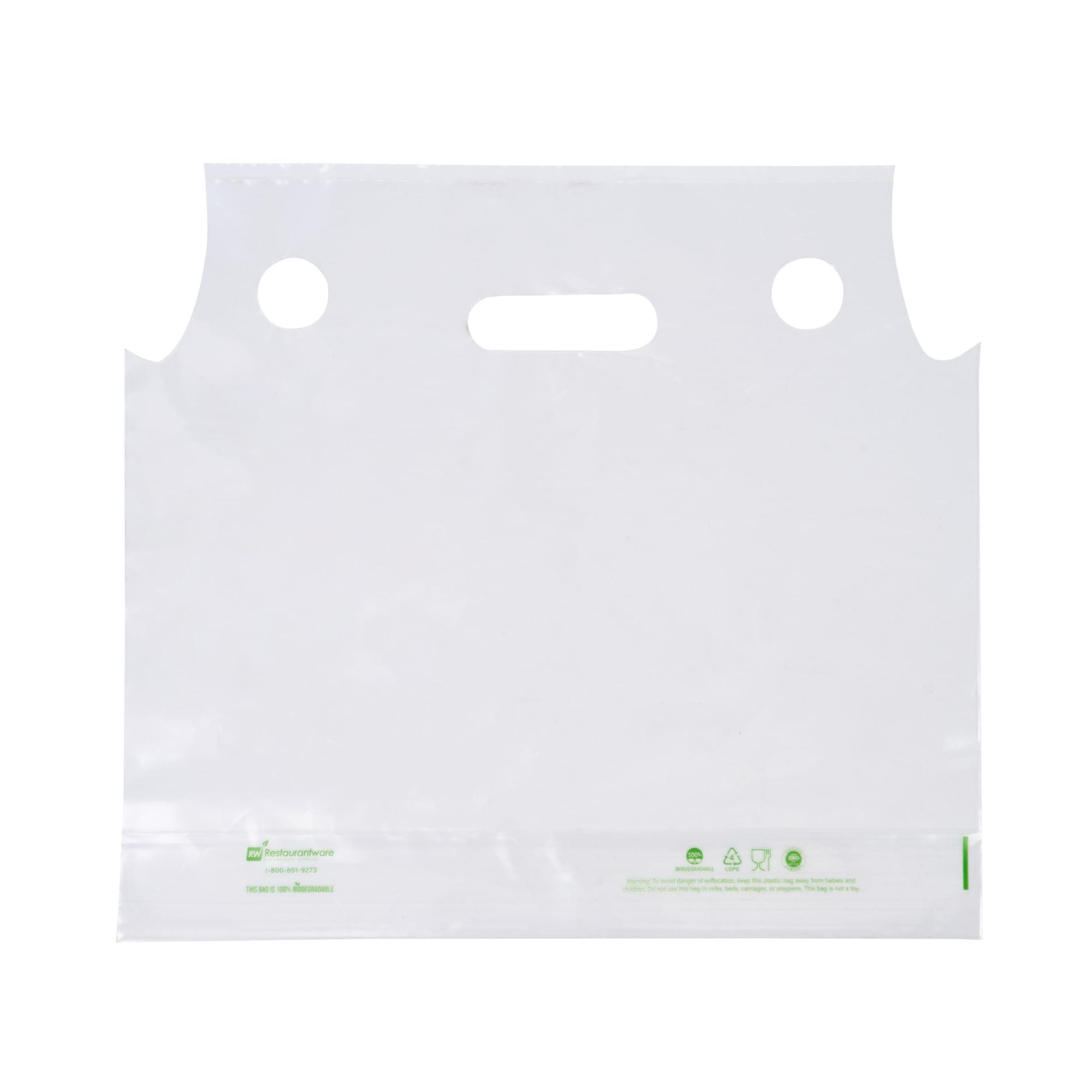 Restaurantware 100-Pack Clear Disposable Plastic Drink Carriers with Handles - Double Cup Holder for Coffee, Tea & Juice Delivery - Perfect for Takeout, Catering & Food Service Businesses
