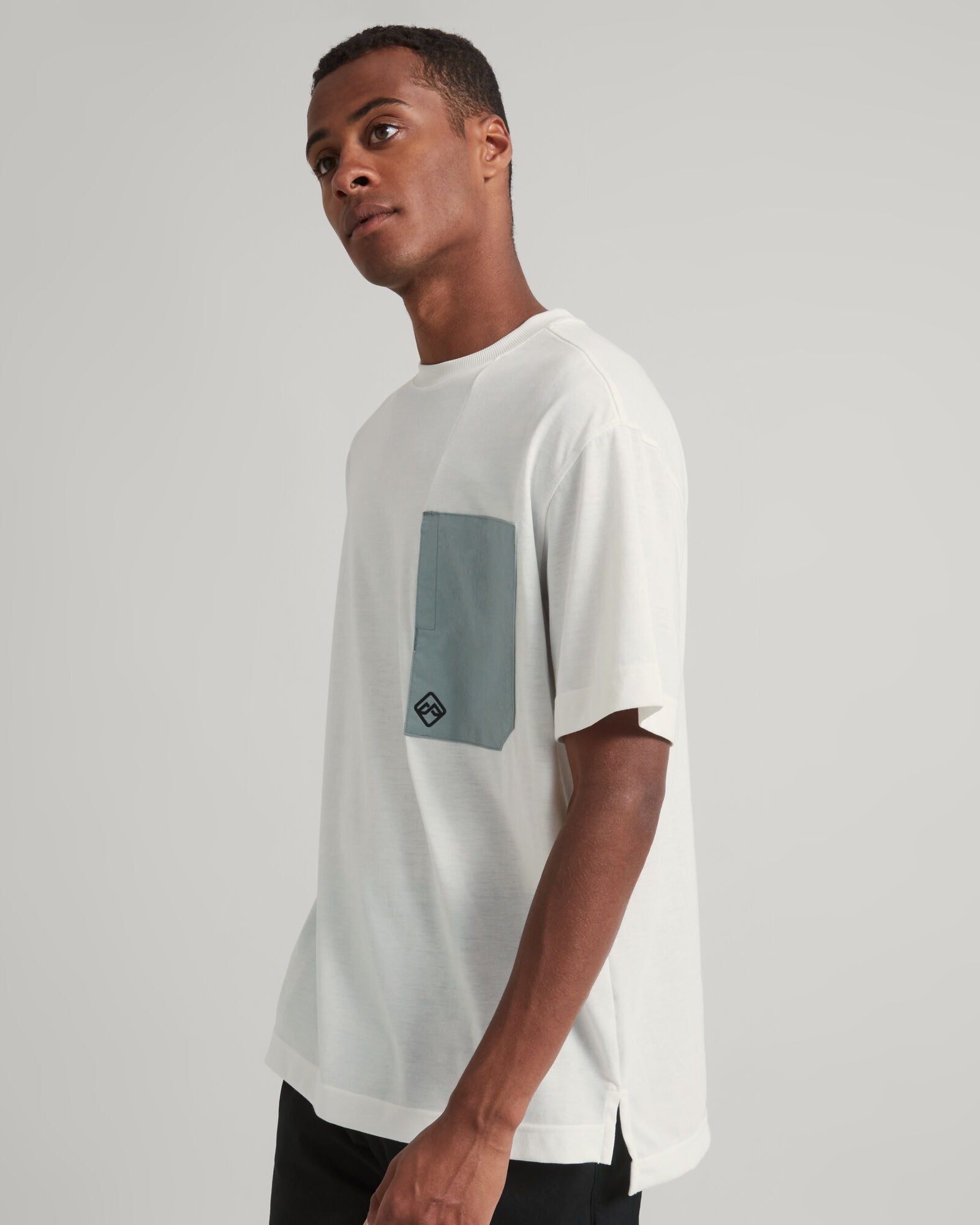 Men's Vander Pocket Short Sleeve T-Shirt - White | Casual & Comfortable Cotton Tee for Everyday Wear