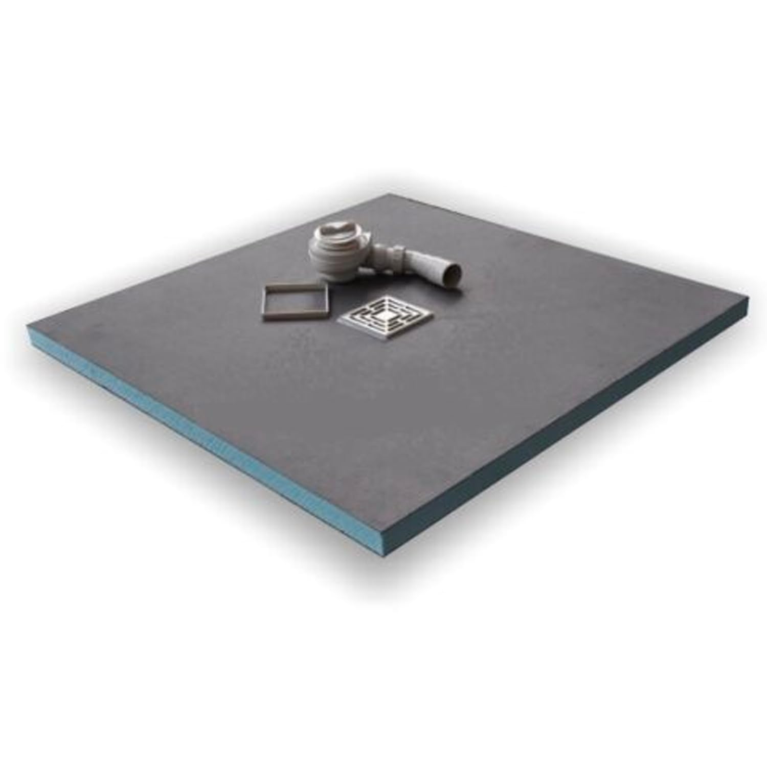 Nassboards Wetroom Shower Tray & Red Kit System - Waterproof & Watertight Design with Drain, Sealing Tape, Grate & XPS Base | Easy Installation Guide | Perfect for Bathroom Renovations & Modern Wet Room Designs