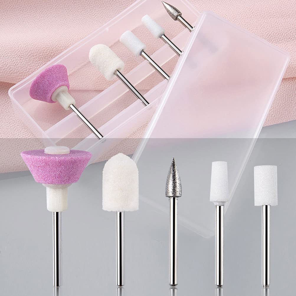 Beaupretty Portable Electric Nail Drill - Professional USB Rechargeable Manicure Kit with 6 Sanding Bands & LED Light for At-Home Nail Care, Salon Quality Pedicure & Gel Polish Removal