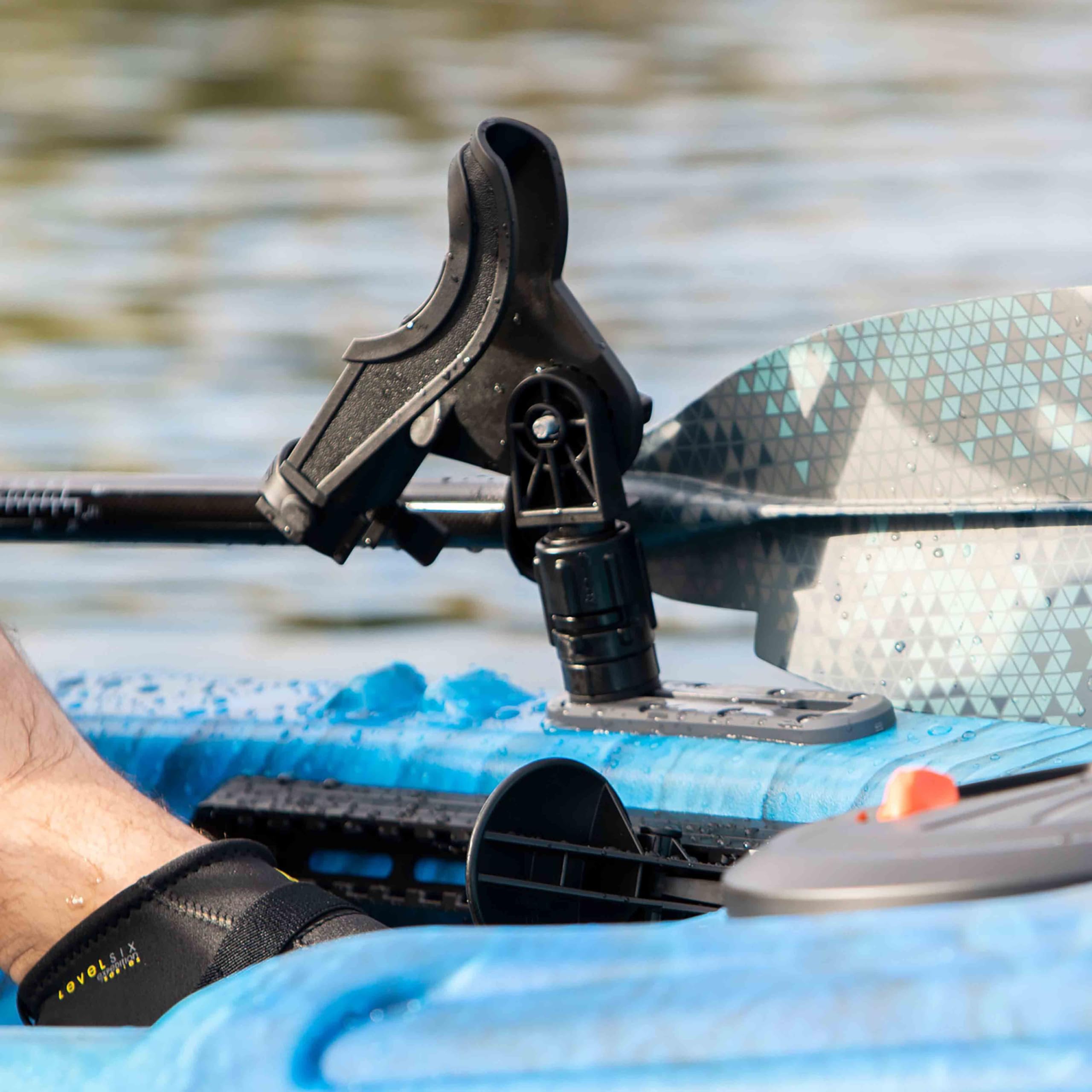 Premium Adjustable Kayak Paddle - Lightweight Fiberglass Shaft with Durable Nylon Blades (98.5