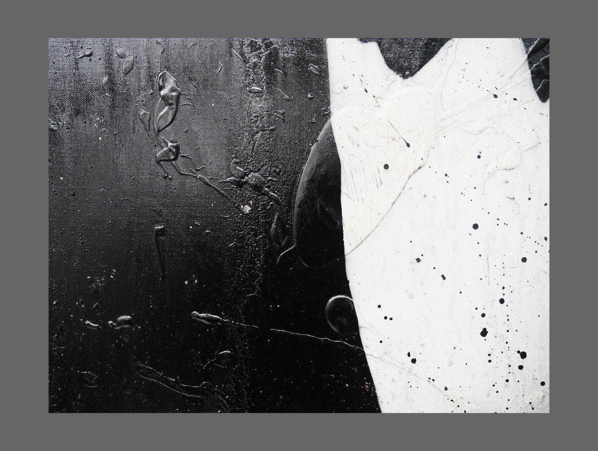 50 Shades 140cm X 100cm Urban Pop Art Black Canvas Painting - Modern Wall Decor for Living Room, Bedroom & Office