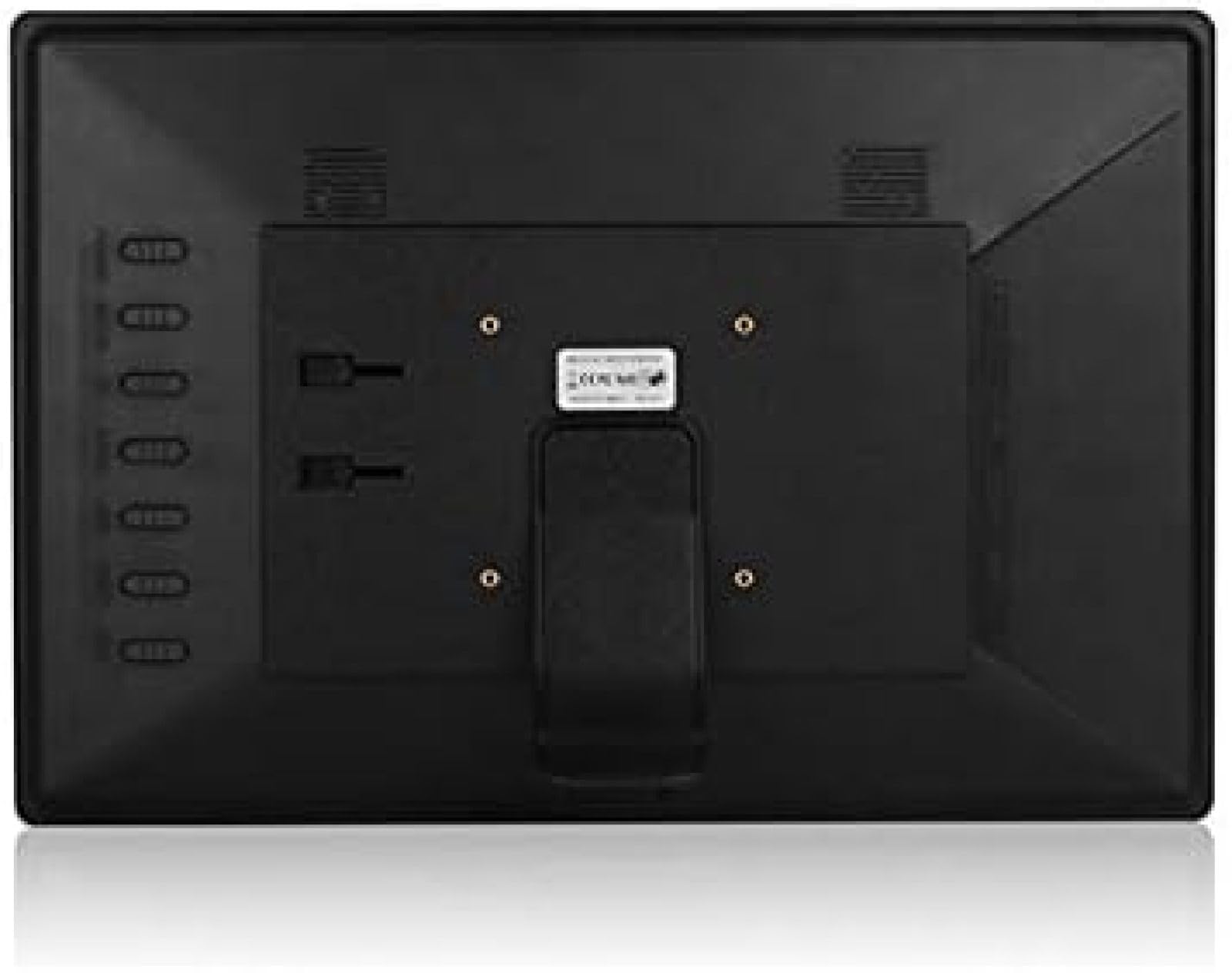12-inch Widescreen HD Digital Photo Frame with Smart Advertising Display - Horizontal & Vertical Screen Electronic Photo Album - Multi-Function Support (Black) - Perfect for Home, Office & Retail Digital Signage