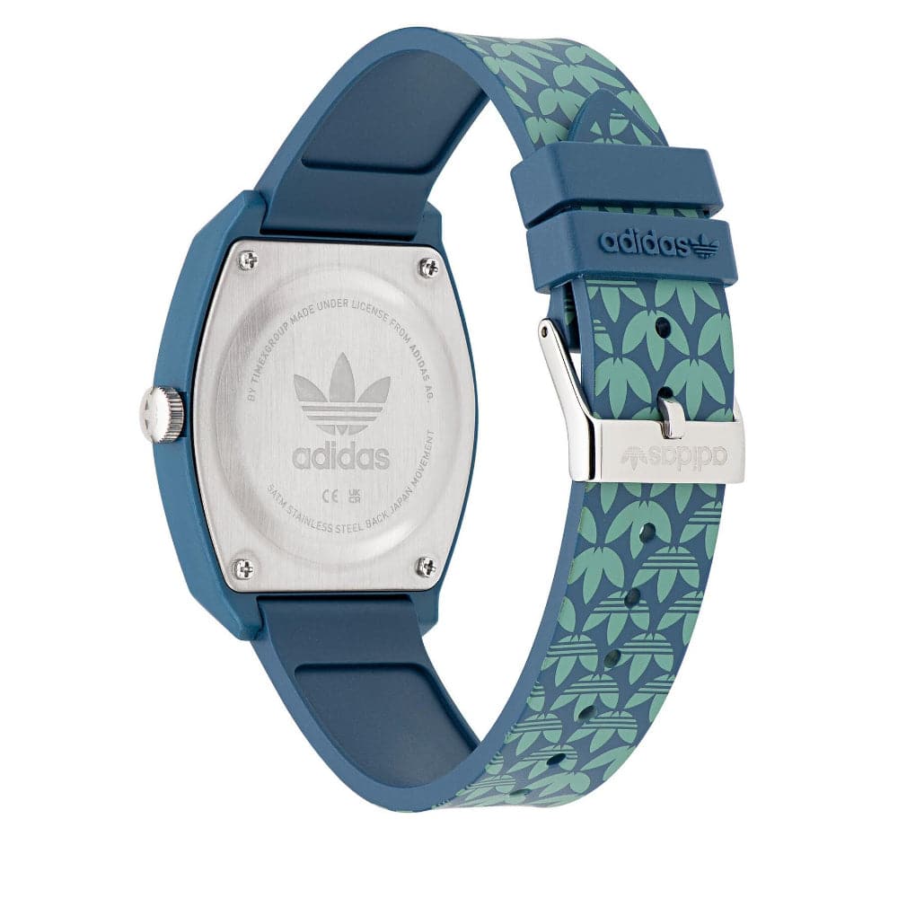 Adidas Originals Project Blue Unisex Watch with Rubber Strap AOST23053 - Stylish Casual & Sports Timepiece for Everyday Wear