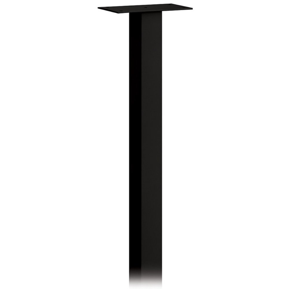 Black 3.5 Inch Thick Mail House Post - Durable Mailbox Post for Residential & Commercial Use - Perfect for Driveway, Front Yard & Curb Installation