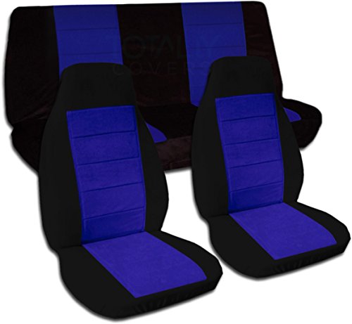 Black and Dark Blue