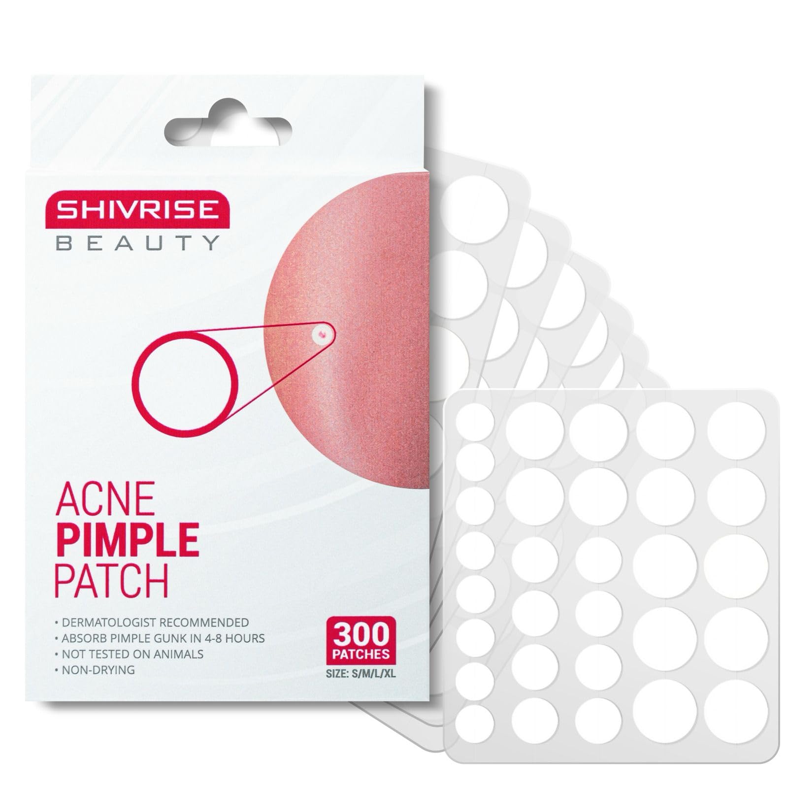 Hydrocolloid Acne Patches for Face - Overnight Pimple Treatment for All Skin Types | Invisible Blemish Cover | Perfect for Daily Use & Travel Skincare