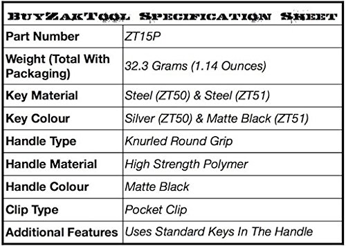 ZAK-15P Carbon Fiber Extension Tool with Key - Lightweight & Durable Multi-Purpose Hand Tool for Automotive, Home Repair, and DIY Projects