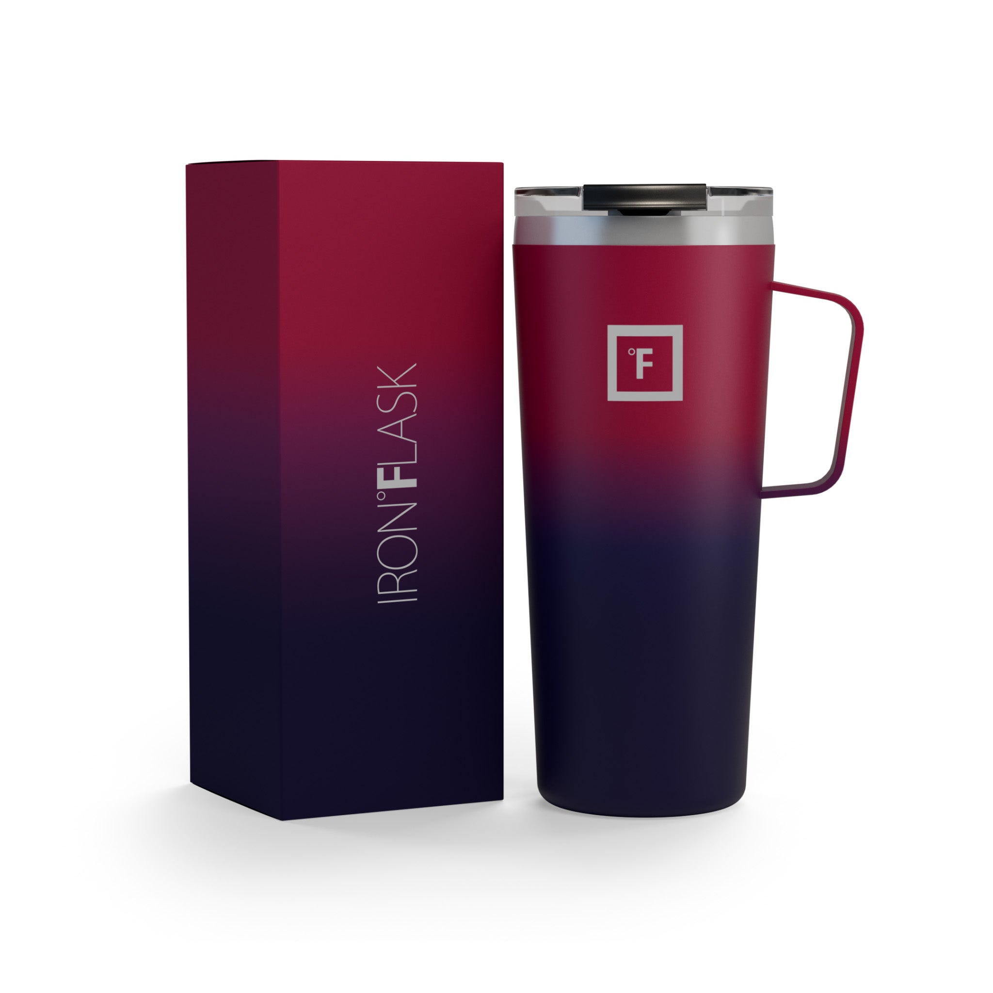 24 Oz Insulated Coffee Mug with Non-Slip Grip - Perfect for Hot & Cold Drinks at Home, Office or Travel