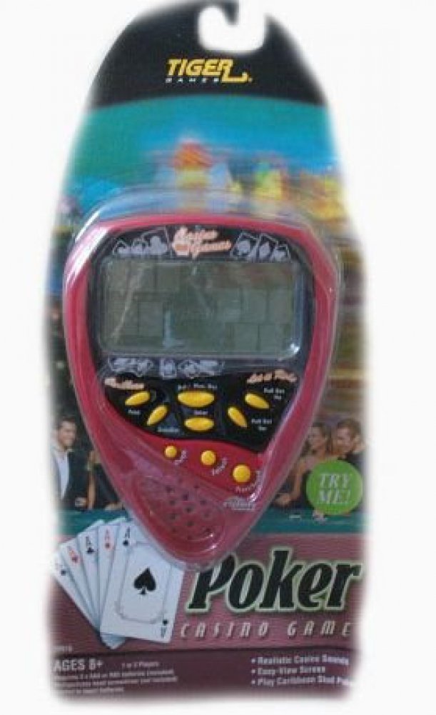 Hasbro Handheld Poker Casino Game - Portable Card Game for Adults & Family Fun - Perfect for Travel, Parties & Game Nights
