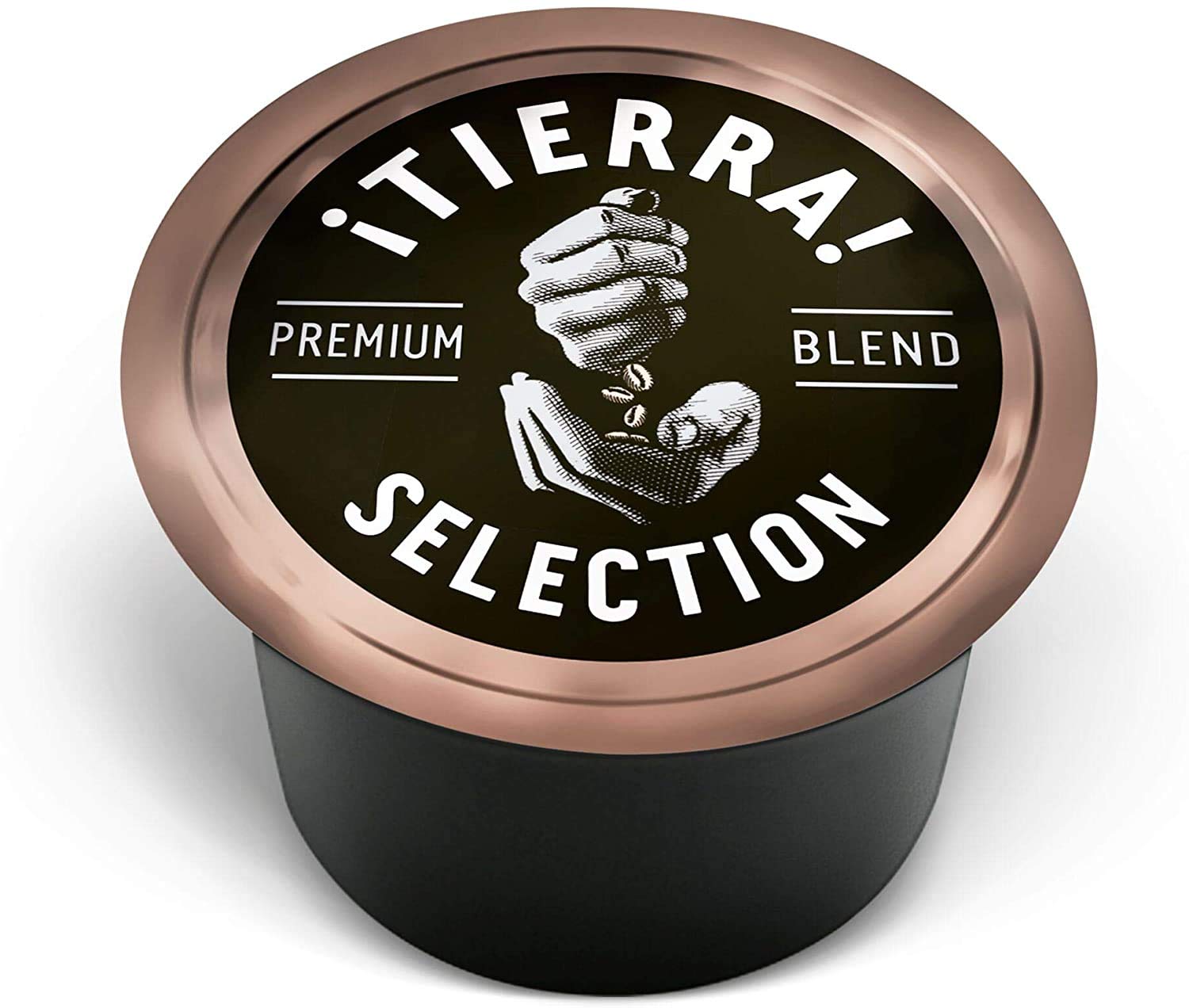Lavazza Blue Espresso Pods - Tierra! Selection Premium Blend Single Dose Coffee Capsules - Compatible with Lavazza Coffee Machines (100 Count) - Perfect for Home, Office & Espresso Bars