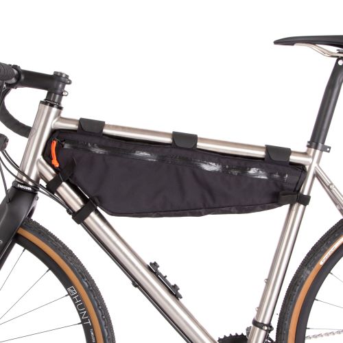 Restrap Large Bike Frame Bag - Waterproof Cycling Storage for Bikepacking & Commuting - Fits Most Bicycle Frames - Durable Nylon Construction for Adventure Rides