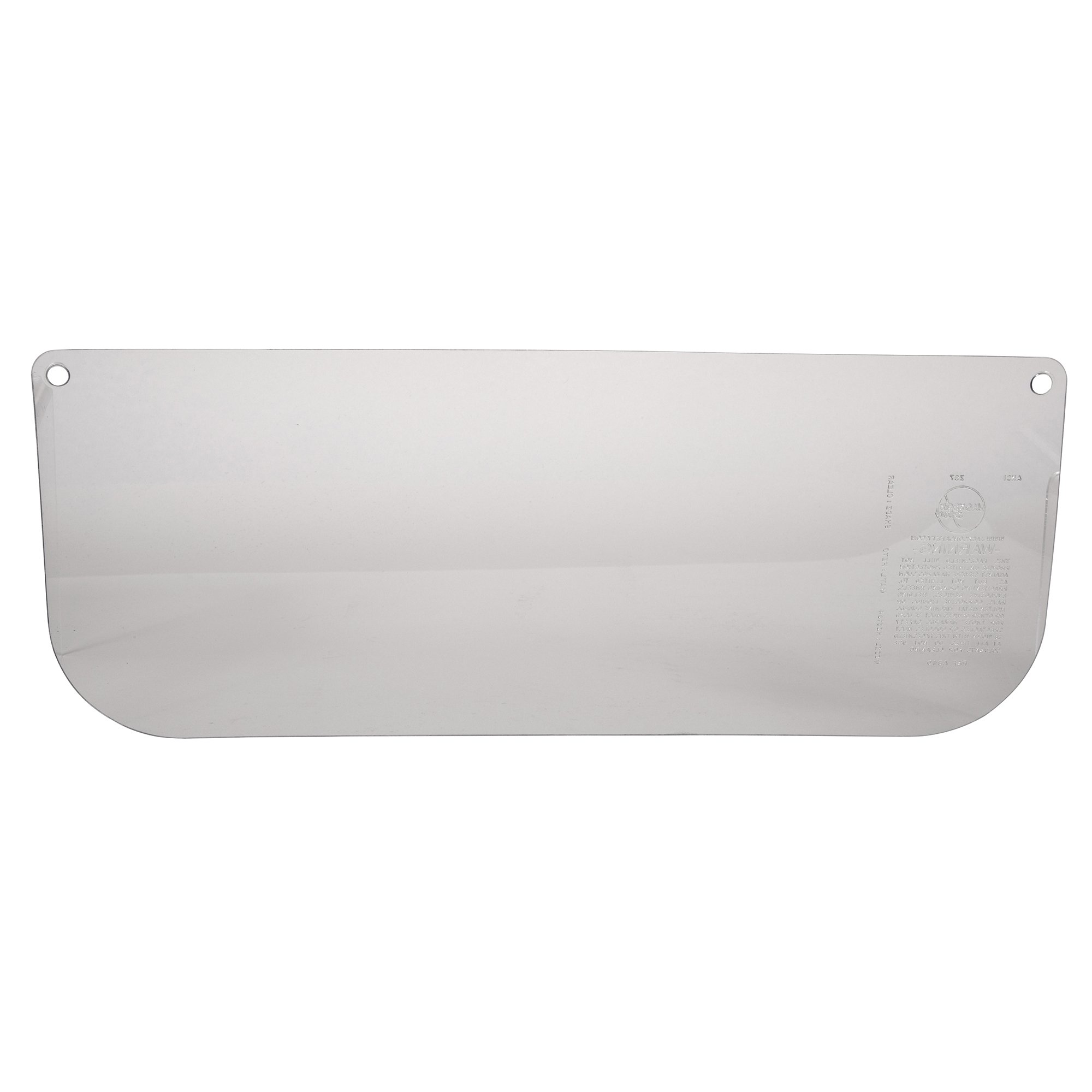 Jackson Safety C10 Bump Cap Faceshield - Clear PETG Unbound Window (Case of 36) - 28963 - Ideal for Construction, Manufacturing & Industrial Safety Protection