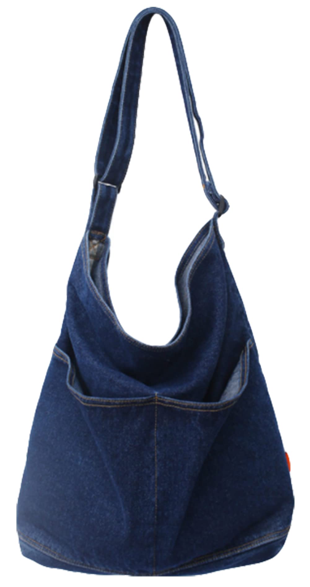 Stylish Women's Denim Shoulder Bag - Vintage Hobo Tote & Casual Crossbody Purse with Large Capacity | Perfect for Work, Travel & Everyday Use