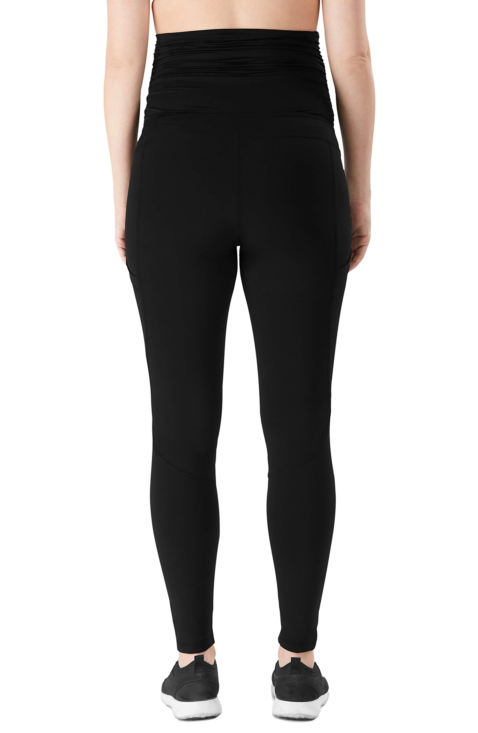 Belly Bandit ActiveSupport Power Leggings for Women - High Waist Yoga Pants, Postpartum & Maternity Support, Black, X-Large - Perfect for Workout, Running & Everyday Comfort