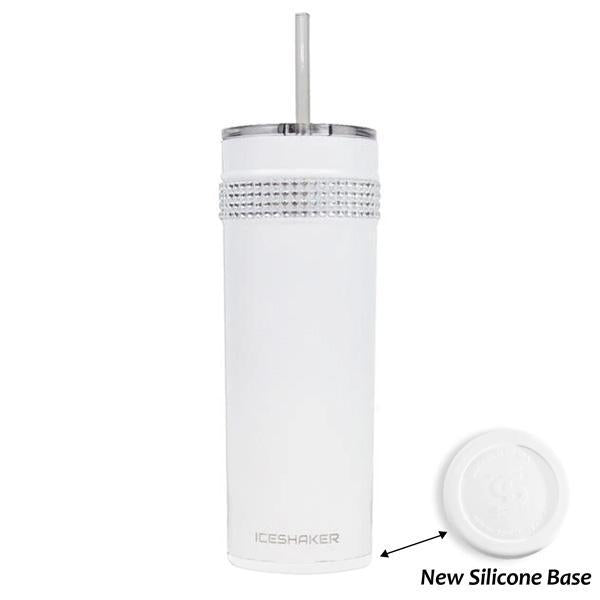Custom 20oz Skinny Stainless Steel Tumbler with Lid & Straw - Insulated Travel Mug for Coffee, Tea & Cold Drinks - Perfect for Office, Gym, Hiking & Outdoor Activities