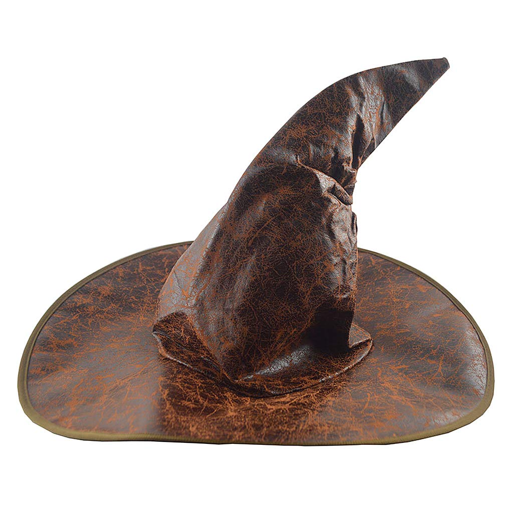 XllLU Halloween Wizard Witch Hat - Black Pointed Witch Hat for Costume, Cosplay & Masquerade Party Accessory - Perfect for Halloween, Witch Themed Parties & Fantasy Dress Up