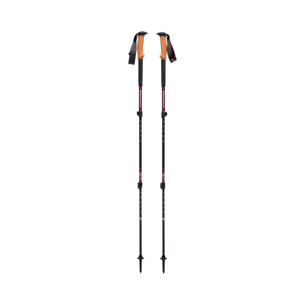 Black Diamond Trail Cork Trekking Poles for Women - Lightweight Hiking Poles with Cork Grips - Perfect for Backpacking, Trail Running & Outdoor Adventures (Pair)