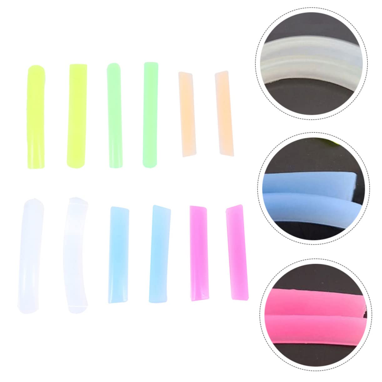 Mikinona 12 Pairs Professional Eyelash Extension Kit - Silicone Lash Perm Pads for Perfect Curling - Ideal for Salon, Spa & Home Lash Treatments