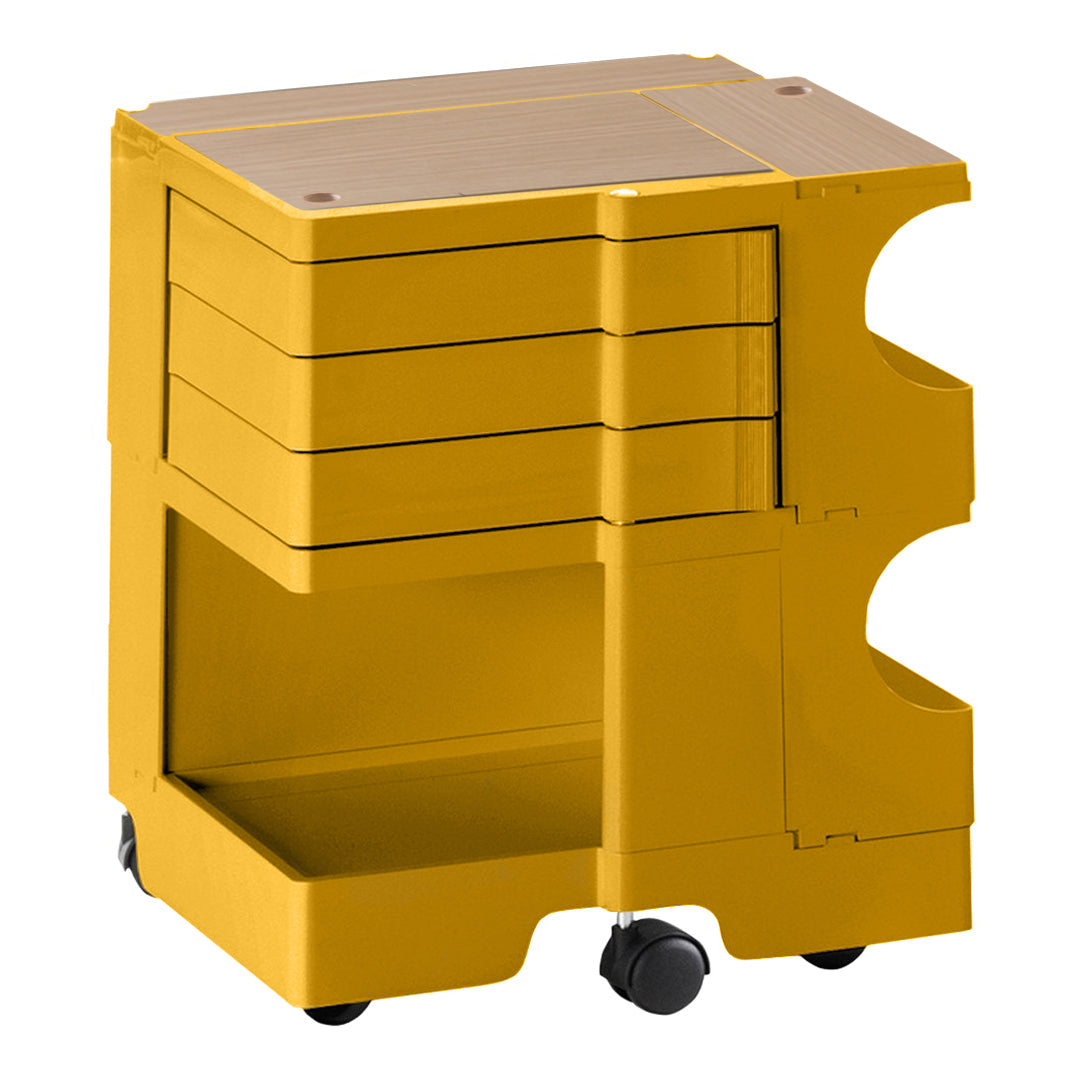 Boby Mobile Office Cart with Wheels - 20.7 Inch Height Adjustable Rolling Storage Organizer for Files, Supplies & Stationery | Perfect for Home Office, Classroom & Workplace Organization