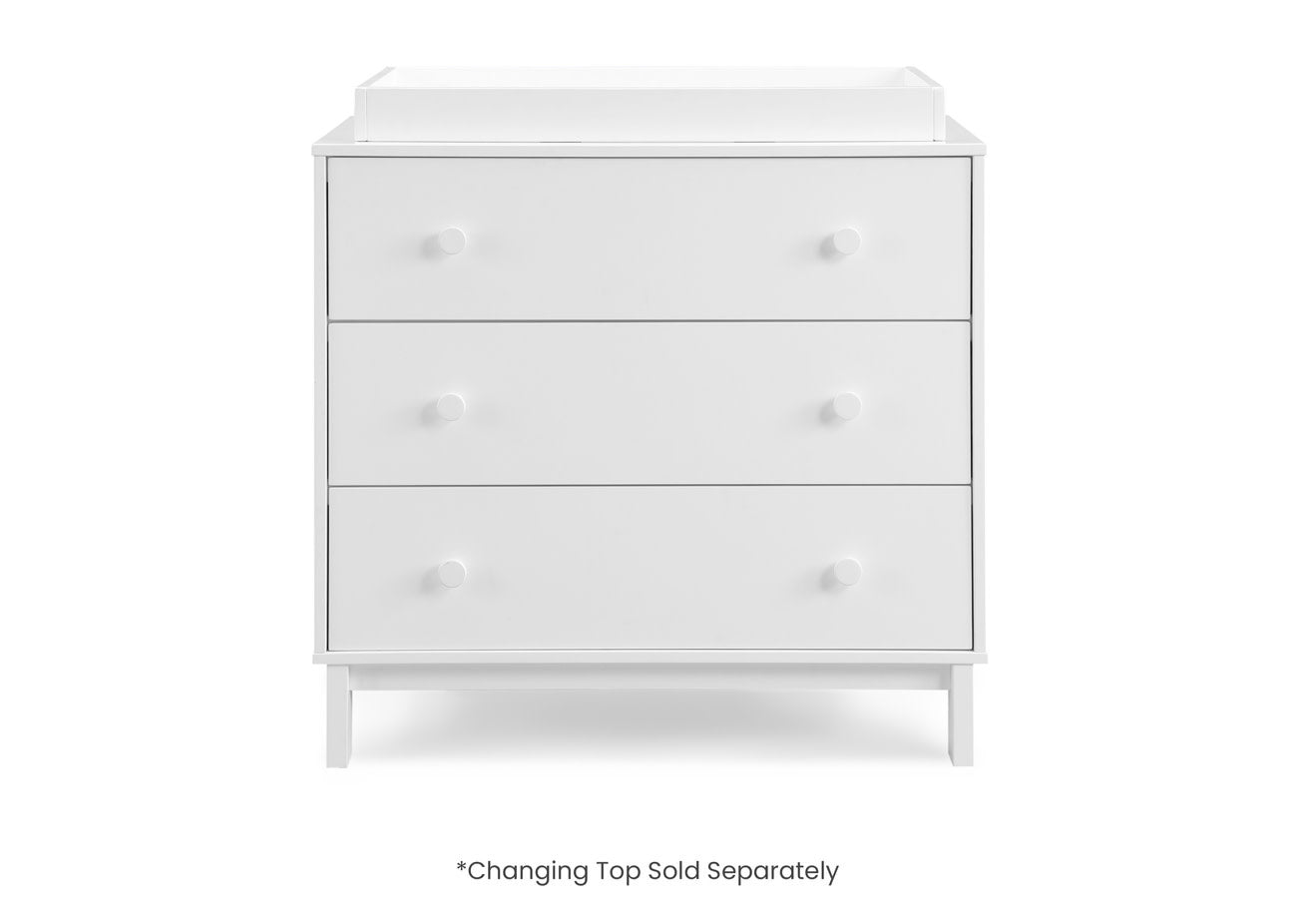 BabyGap Legacy 3-Drawer Dresser with Secure Interlocking Drawers - Nursery Storage Solution for Baby Clothes, Blankets & Essentials