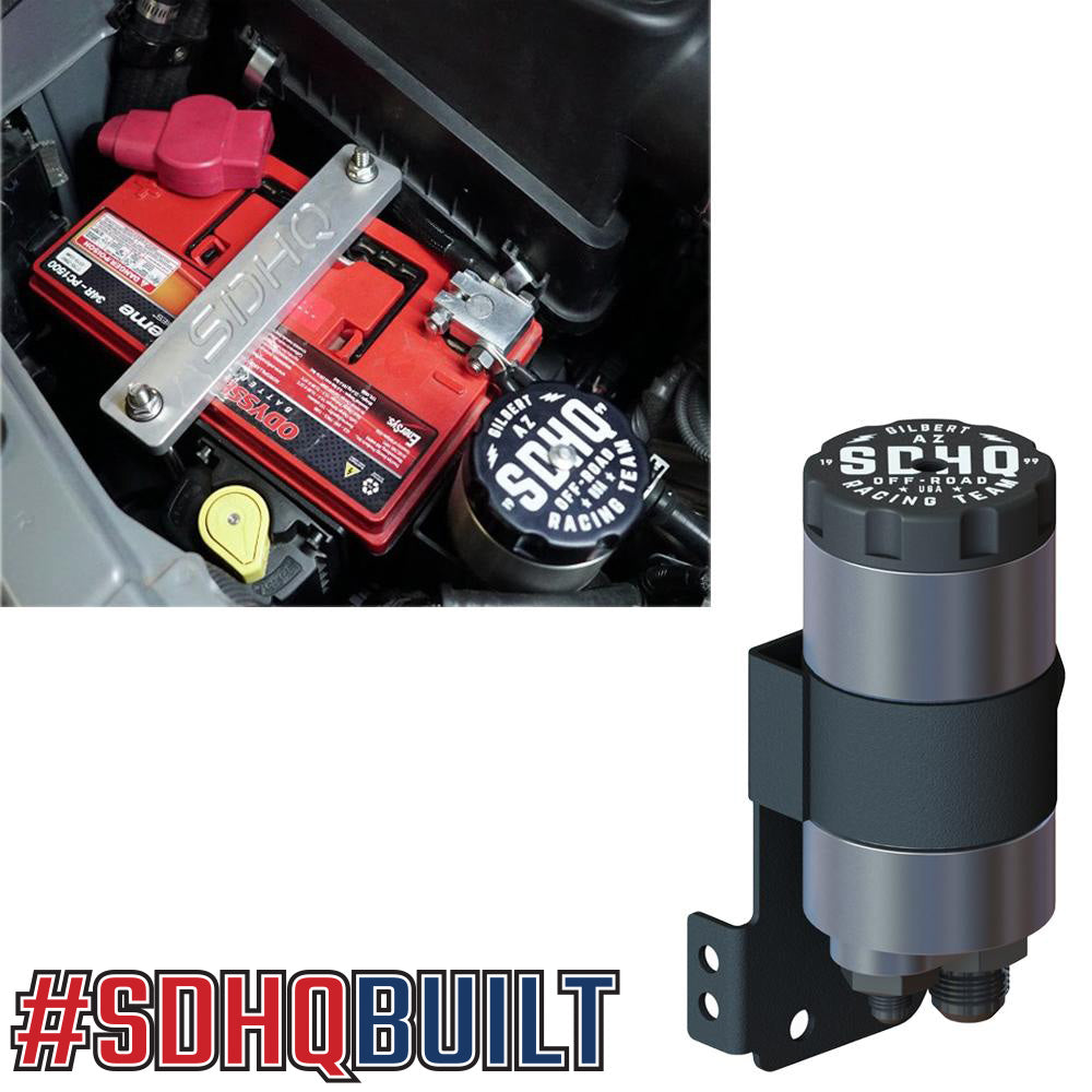 2007-2021 Toyota Tundra SDHQ Built Dual Battery Power Steering Reservoir Kit - Off-Road Upgrade for Enhanced Performance & Reliability