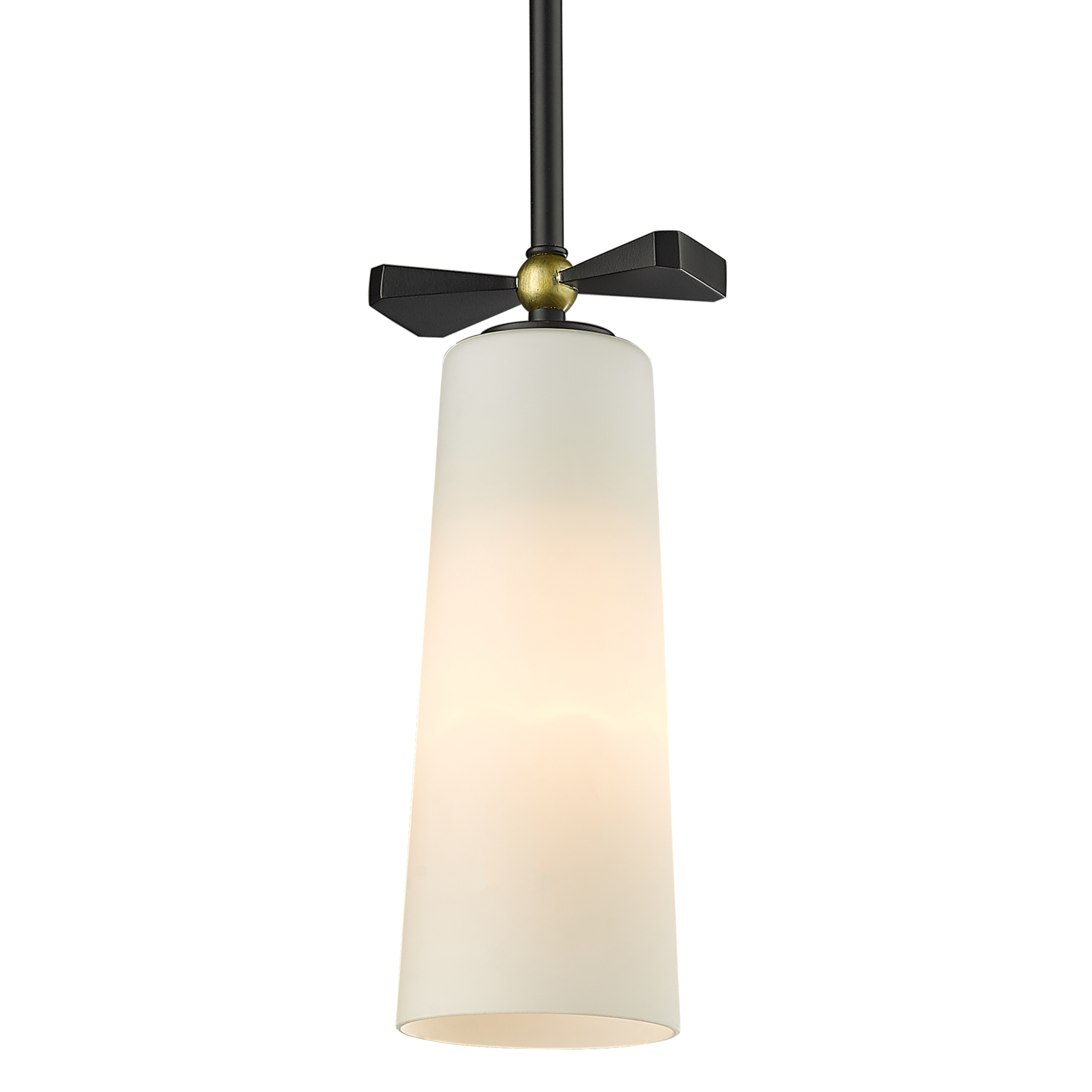 Elegant Bow Pendant Lamp in Brass or Black - Perfect for Dining Room, Kitchen Island, and Bedroom Lighting