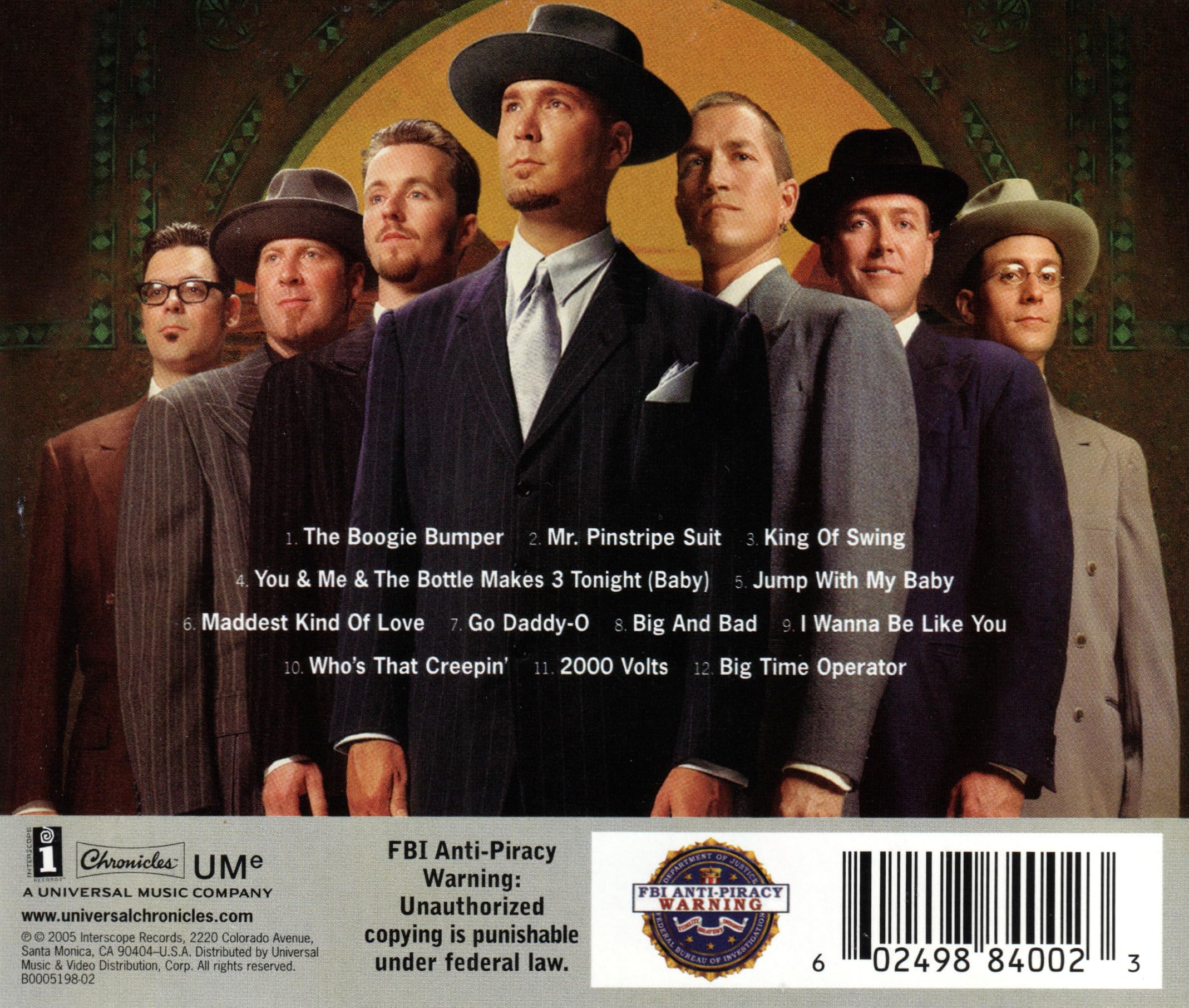 Big Bad Voodoo Daddy Greatest Hits Album: 20th Century Masters - The Millennium Collection | Swing Music CD for Parties, Weddings & Retro Events