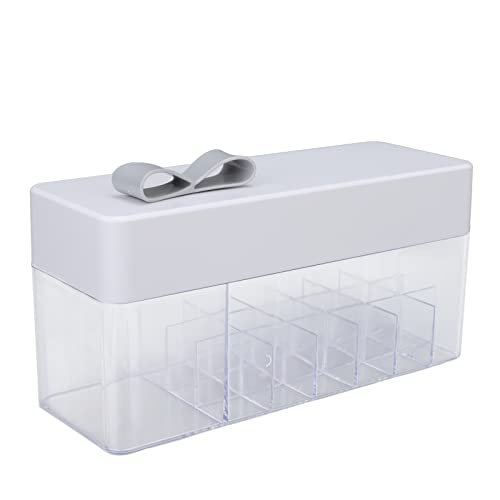 Lipstick Organizer Box - Portable Makeup Storage Holder for Lipsticks & Cosmetics - Perfect for Home, Travel, and Vanity Organization