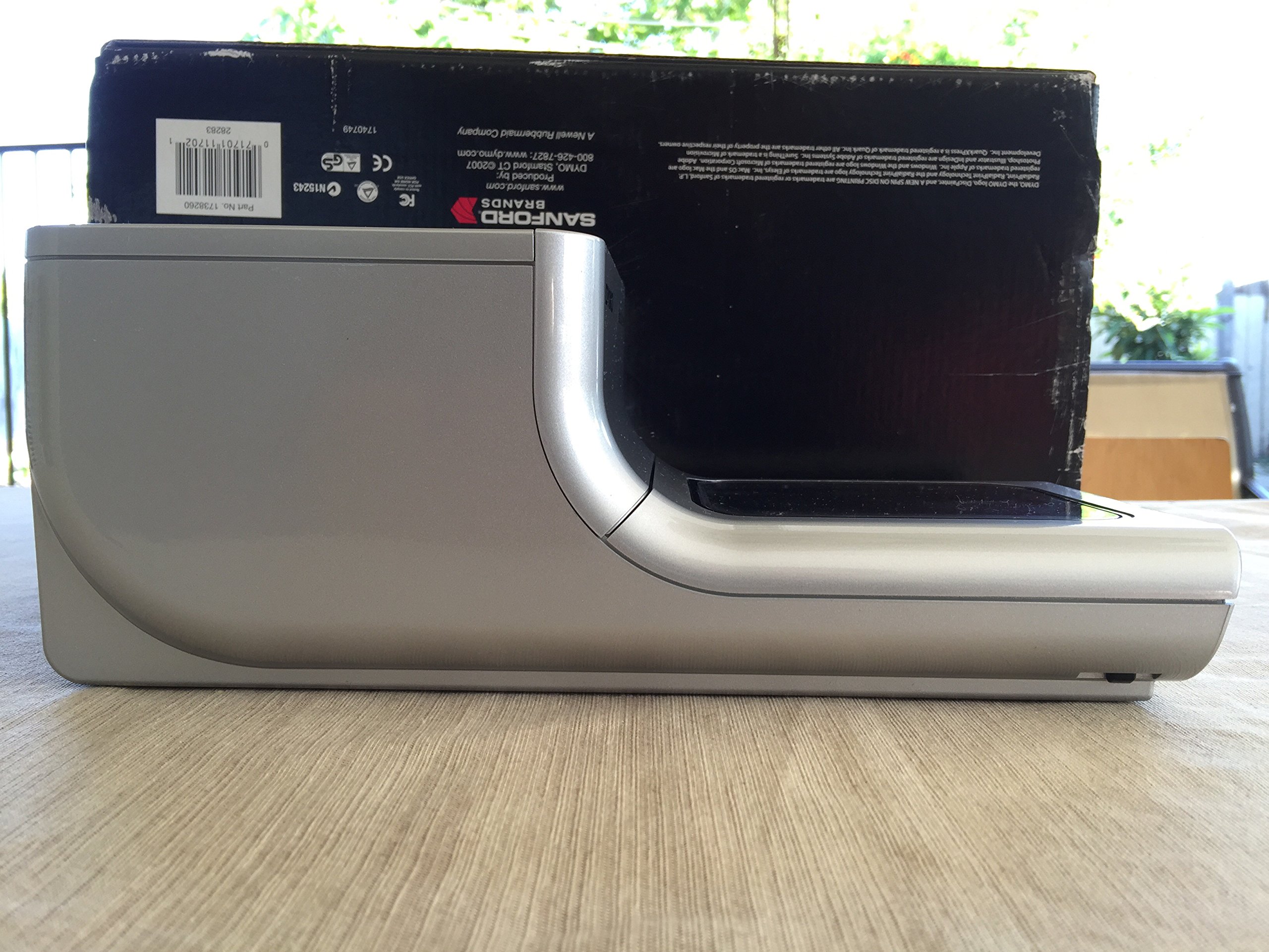 DYMO DiscPainter CD/DVD Color Printer (1738260) - Professional Labeling Solution for CDs, DVDs, and Discs - Perfect for Office, Home, and Media Organization