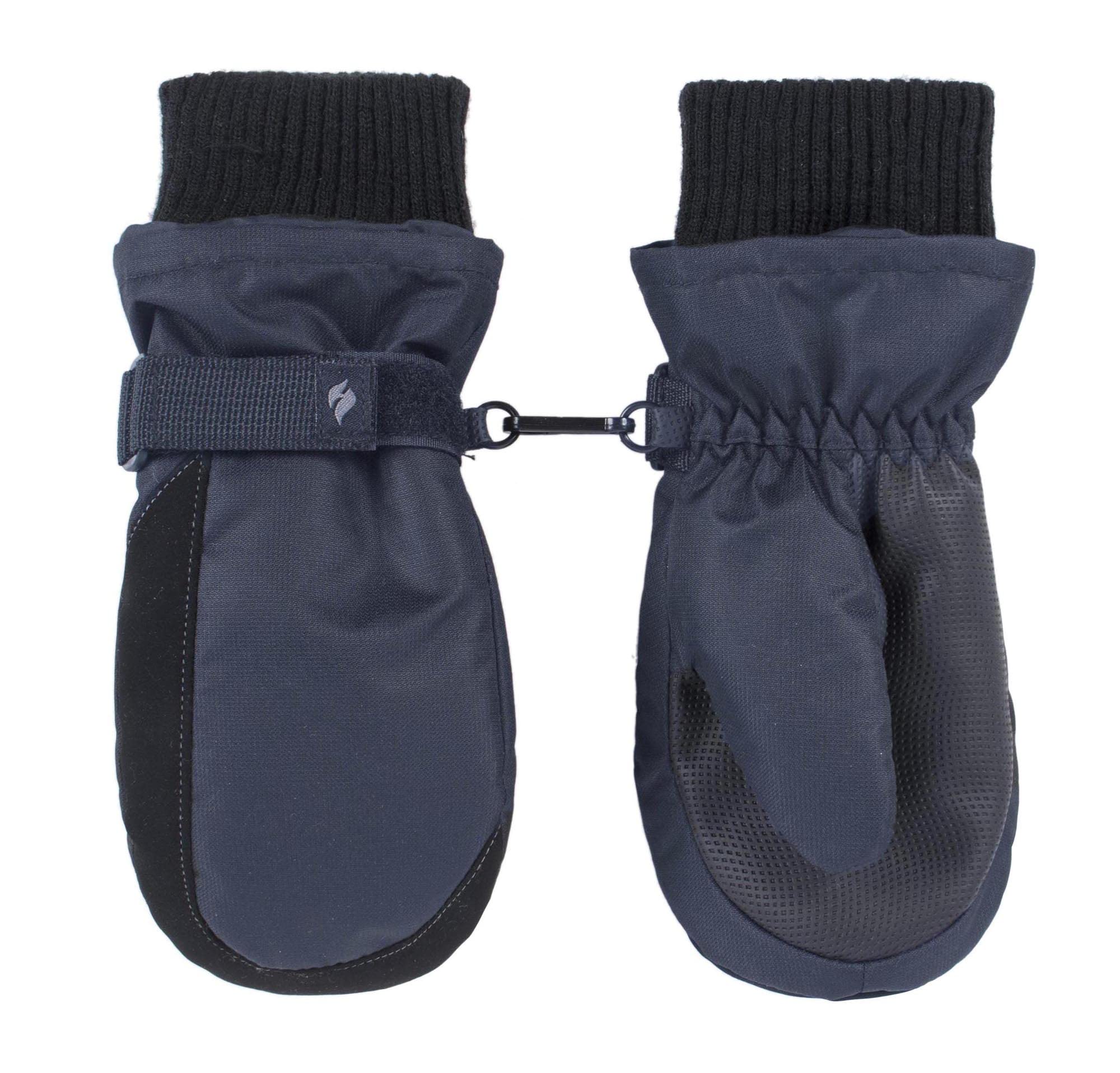 HEAT HOLDERS Kids Winter Waterproof Insulated Ski Mittens - Warm Gloves for Boys & Girls - Perfect for Snow Play, Skiing, and Cold Weather Activities